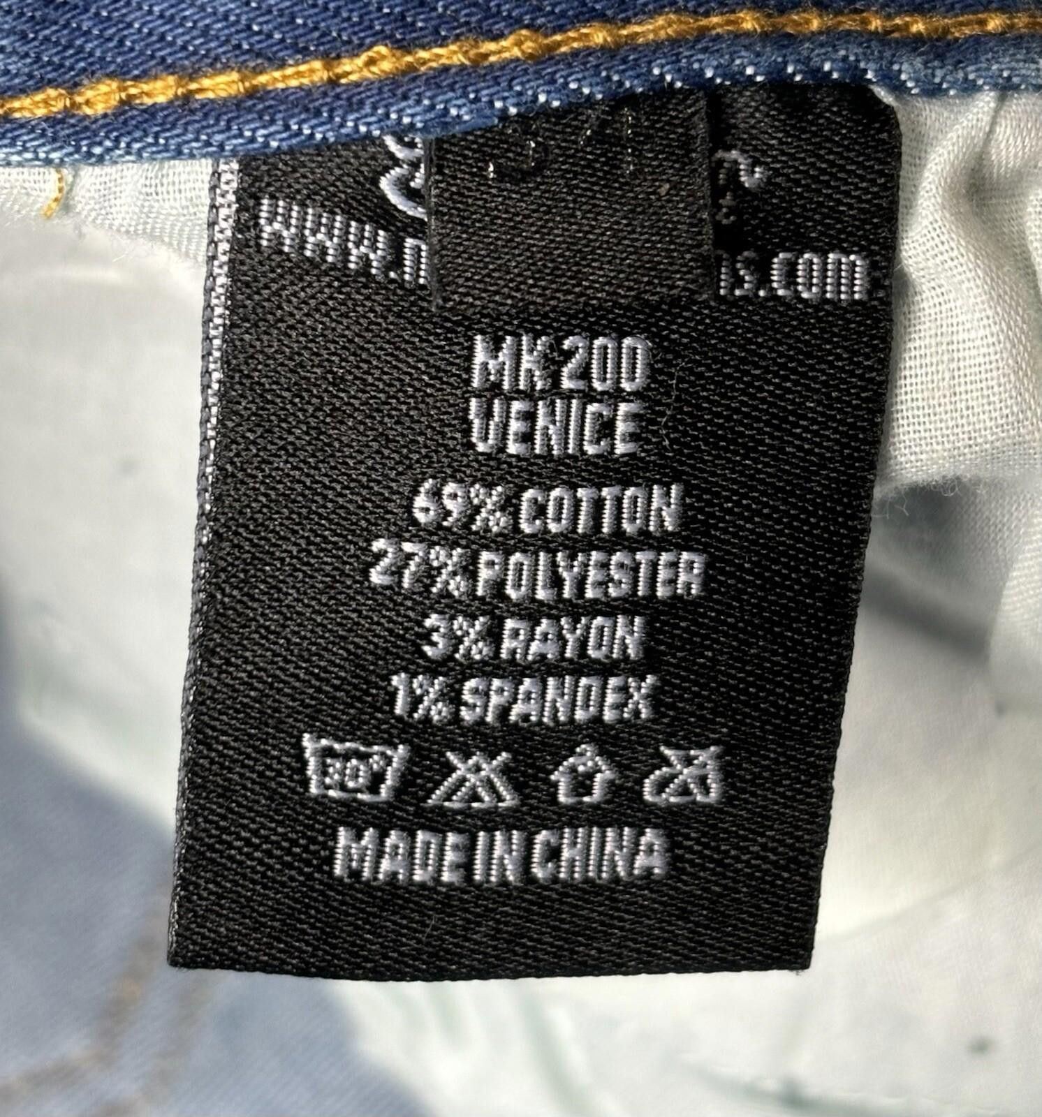 Andrew Mackenzie Mackeen Denim Jeans Men's 34x32 Distressed Flames Logo Size US 34 / EU 50 - 10 Thumbnail