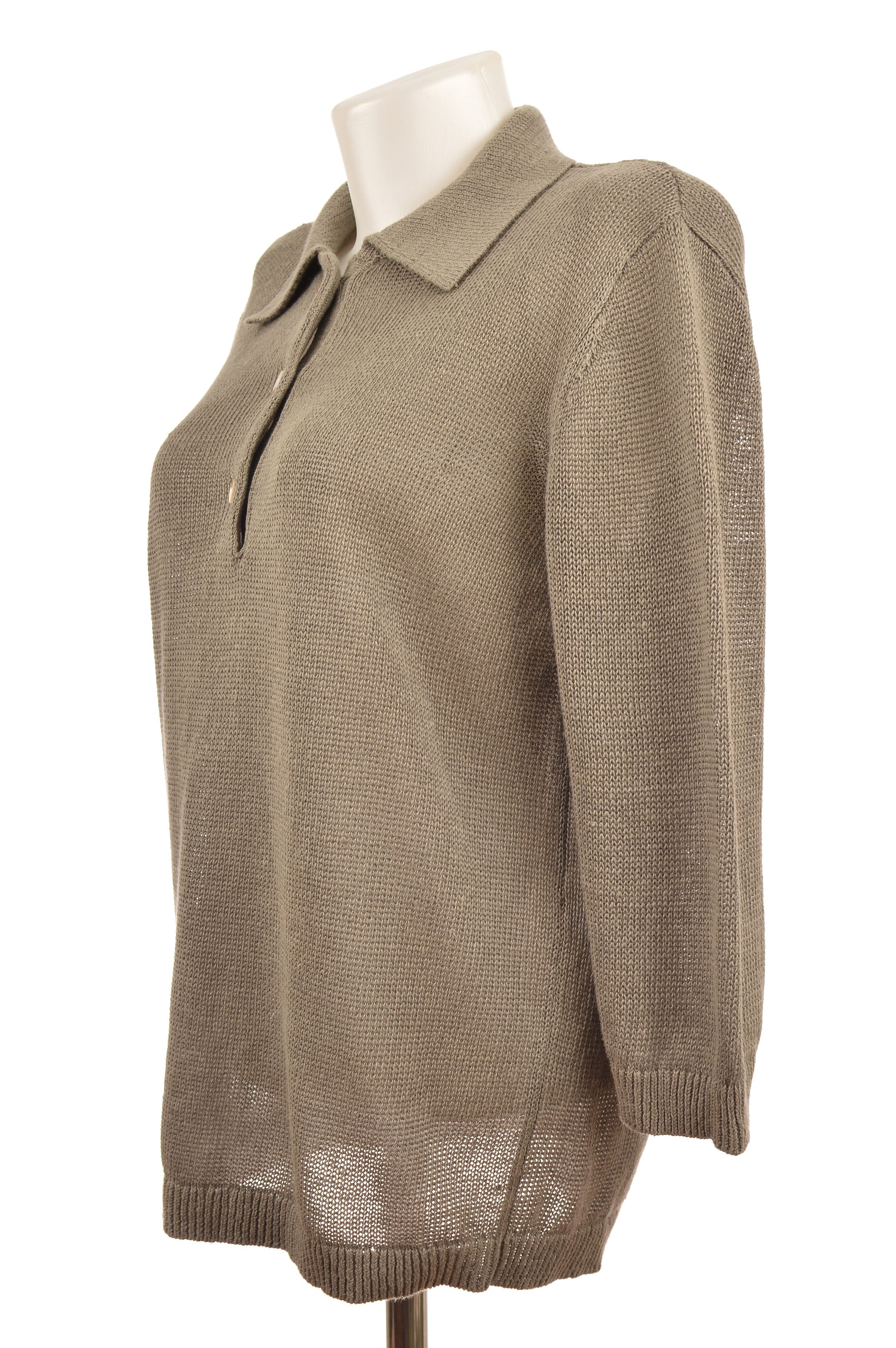 Designer Tatuum Taszka Linen Jumper Sweater Size M / US 6-8 / IT 42-44 - 3 Thumbnail