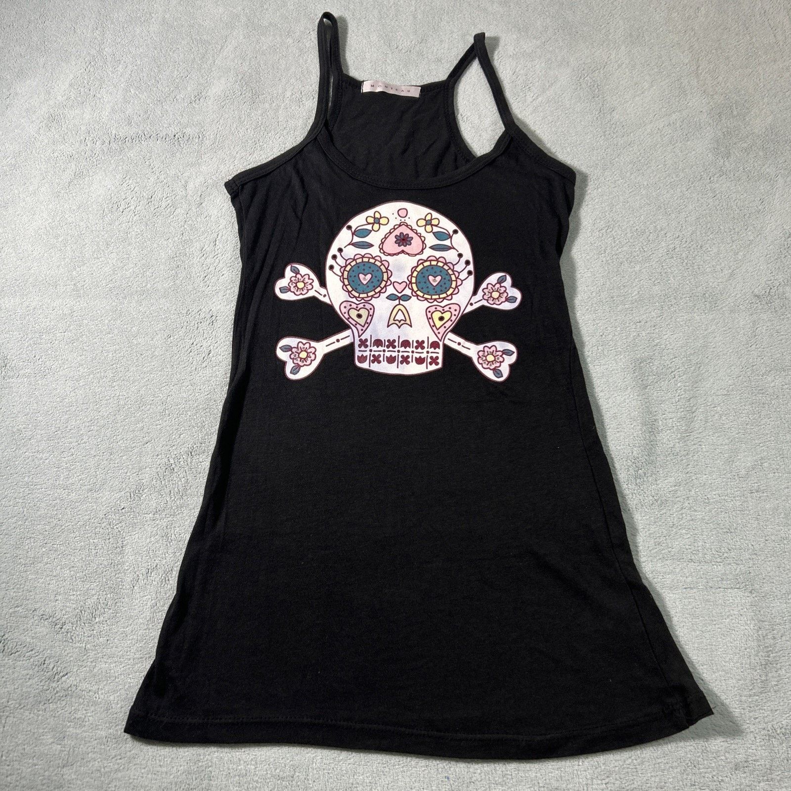 JNCO 90s Vintage Skeletons Skull Tank Top Girls Youth Small USA Size S / US 4 / IT 40 - 1 Thumbnail