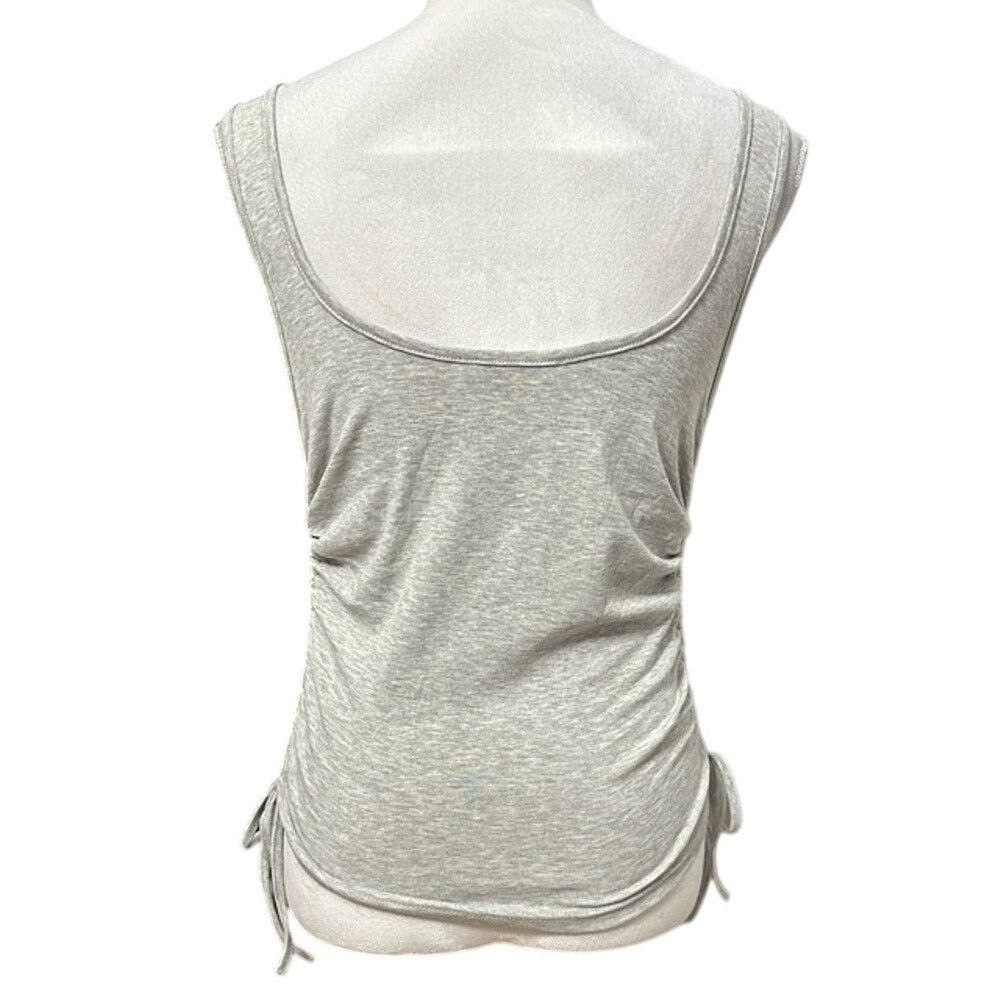 Other 4th + Reckless Tank Gray Sleeveless Scoop Neck Ruched M New Size M / US 6-8 / IT 42-44 - 5 Thumbnail