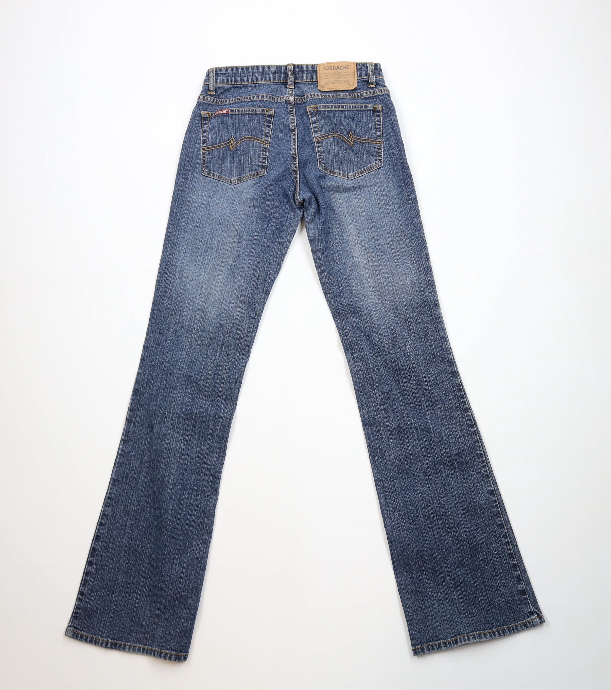 Vintage Vintage 90s Streetwear Babydoll Stretch Flared Denim Jeans Size 30" / US 8 / IT 44 - 7 Thumbnail