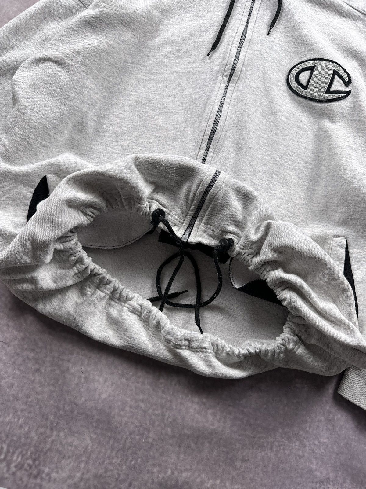 Champion Vintage 90 Champion Big Logo Oversized Zip Hoodie Size US XL / EU 56 / 4 - 6 Thumbnail