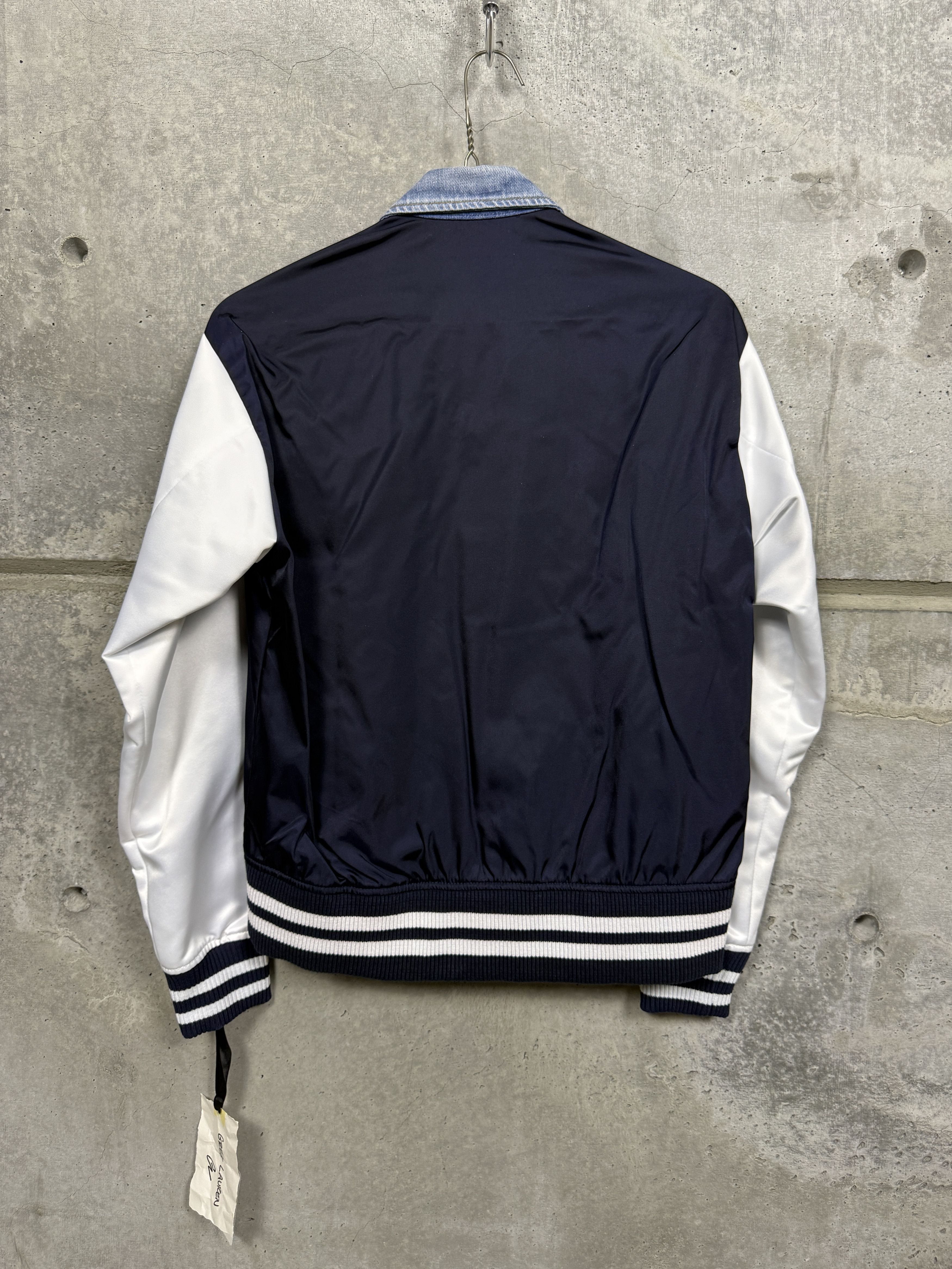 Greg Lauren $1475 Greg Lauren Trucker Front Satin Varsity Jacket Size US M / EU 48-50 / 2 - 2 Thumbnail
