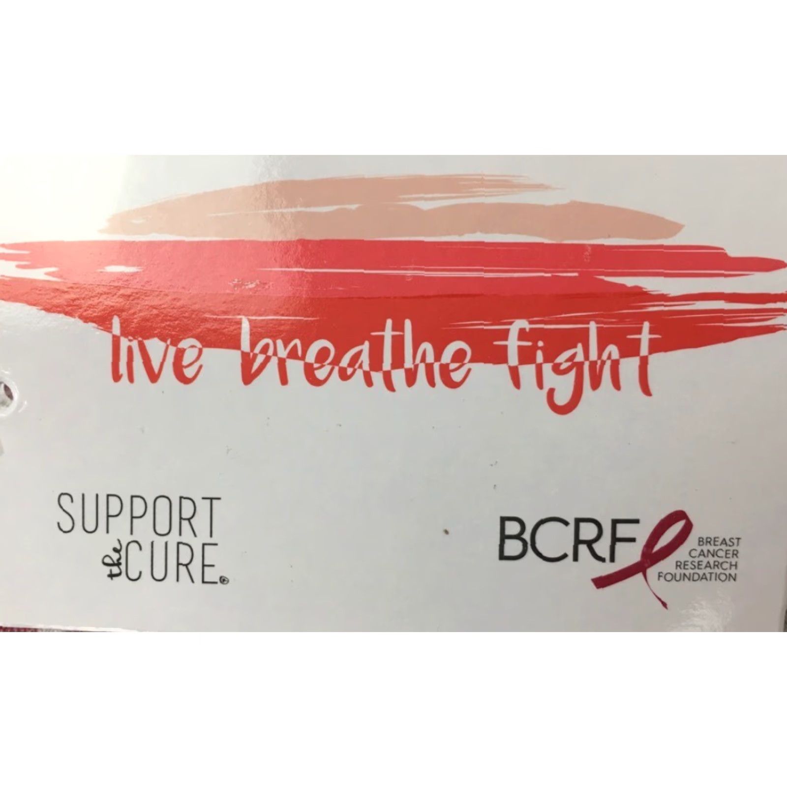 Vintage Live Breathe Fight Shirt Womens M Gray Heathered Together We Are Strong Graphic Crew Neck Short Sleeve Pink Womens Size M / US 6-8 / IT 42-44 - 5 Thumbnail