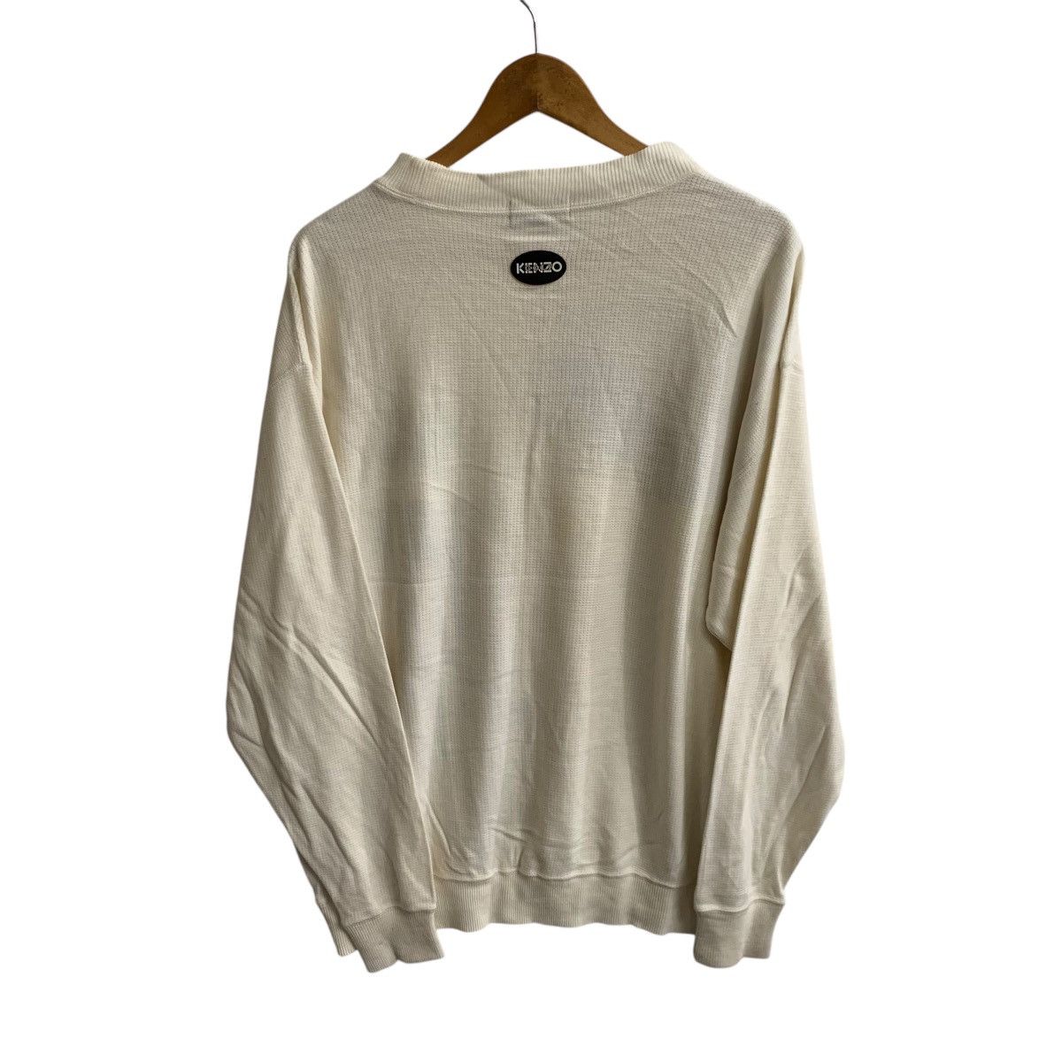 Kenzo × Vintage Cream Vintage KENZO Golf Sweatshirt XL Size US XL / EU 56 / 4 - 3 Thumbnail