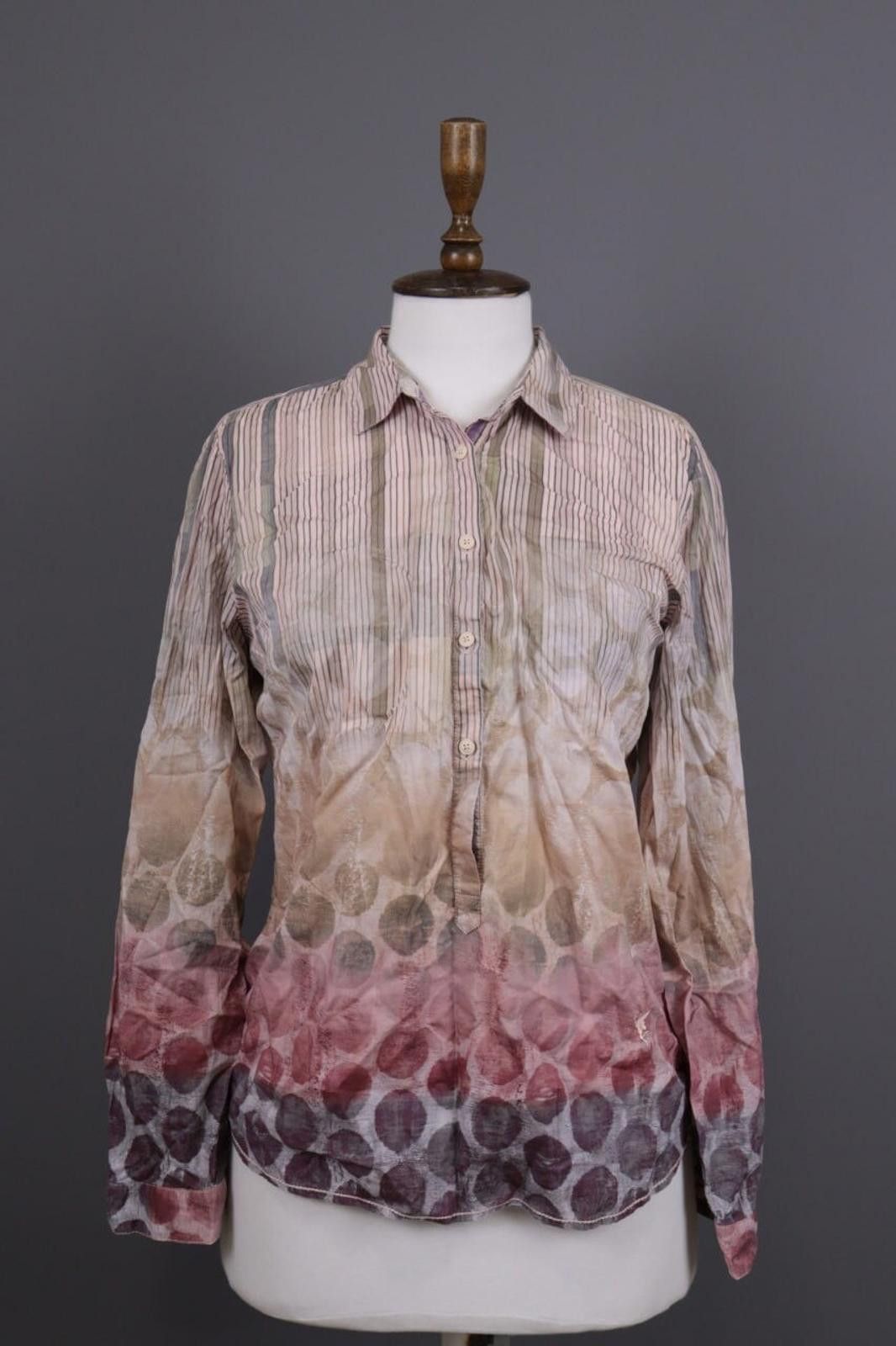 Designer Emily Van Den Bergh Multicolor Stripe Dotte Shirt Size 40 Size M / US 6-8 / IT 42-44 - 1 Thumbnail