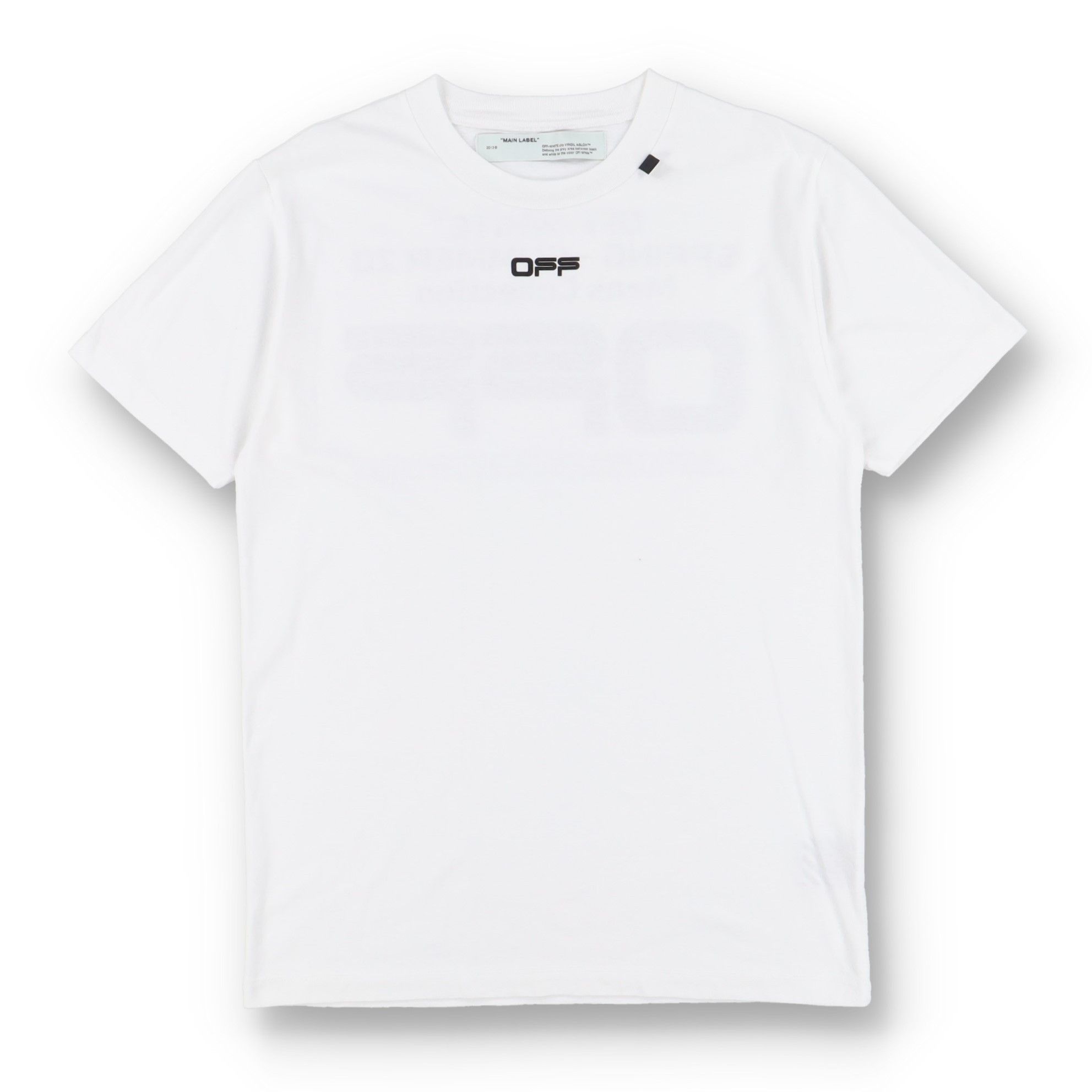Off-White White Wavy Line Logo T-Shirt Size US M / EU 48-50 / 2 - 6 Thumbnail