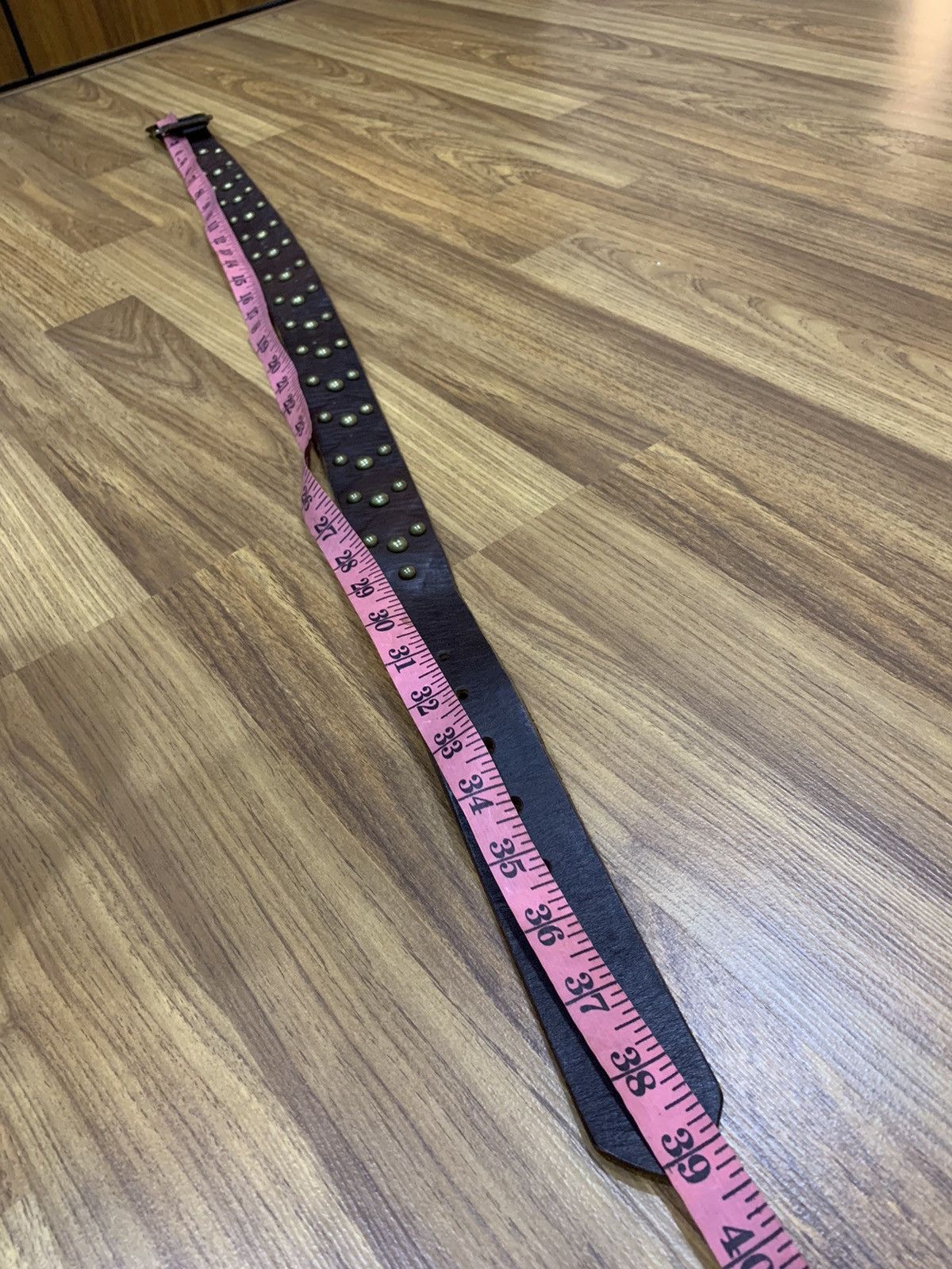 Other × Replay REPLAY FULL METAL STUDDED LEATHER BELT Size 32 - 2 Thumbnail