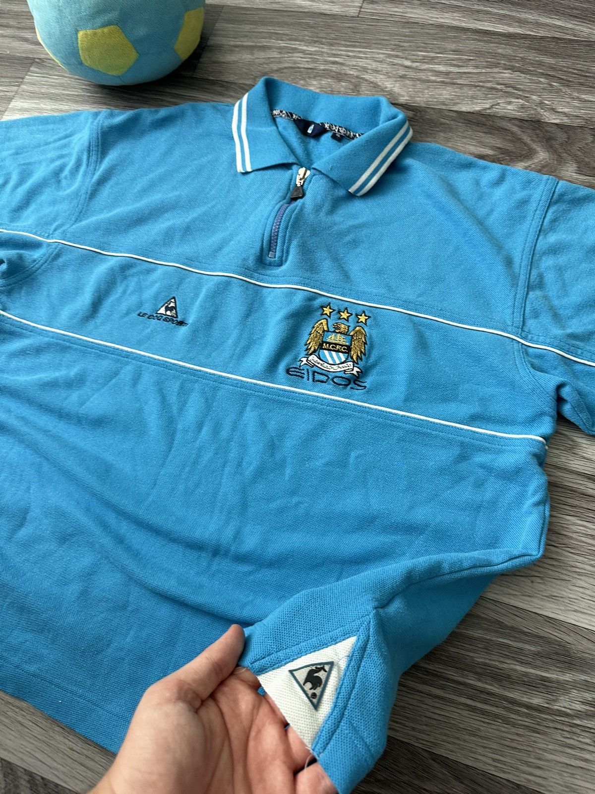 Le Coq Sportif Le Coq Sportif Vintage Manchester City 90s Jersey hype XL Size US XL / EU 56 / 4 - 3 Thumbnail