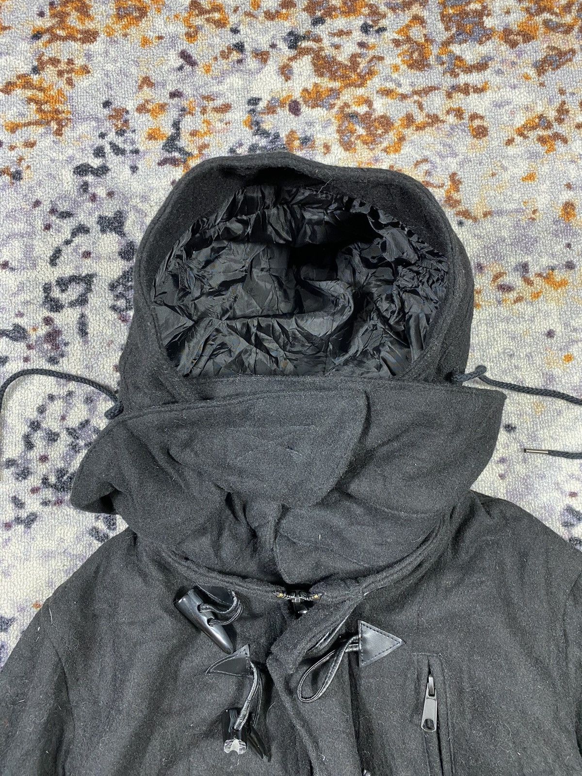 Japanese Brand e.m.p wool Duffle Jacket black Size US M / EU 48-50 / 2 - 5 Thumbnail