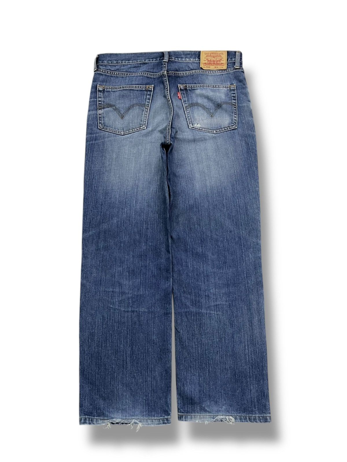 Levi's Baggy Vintage Levi’s 533 Japan - Faded Wash,Distressed Denim Size US 36 / EU 52 - 3 Thumbnail