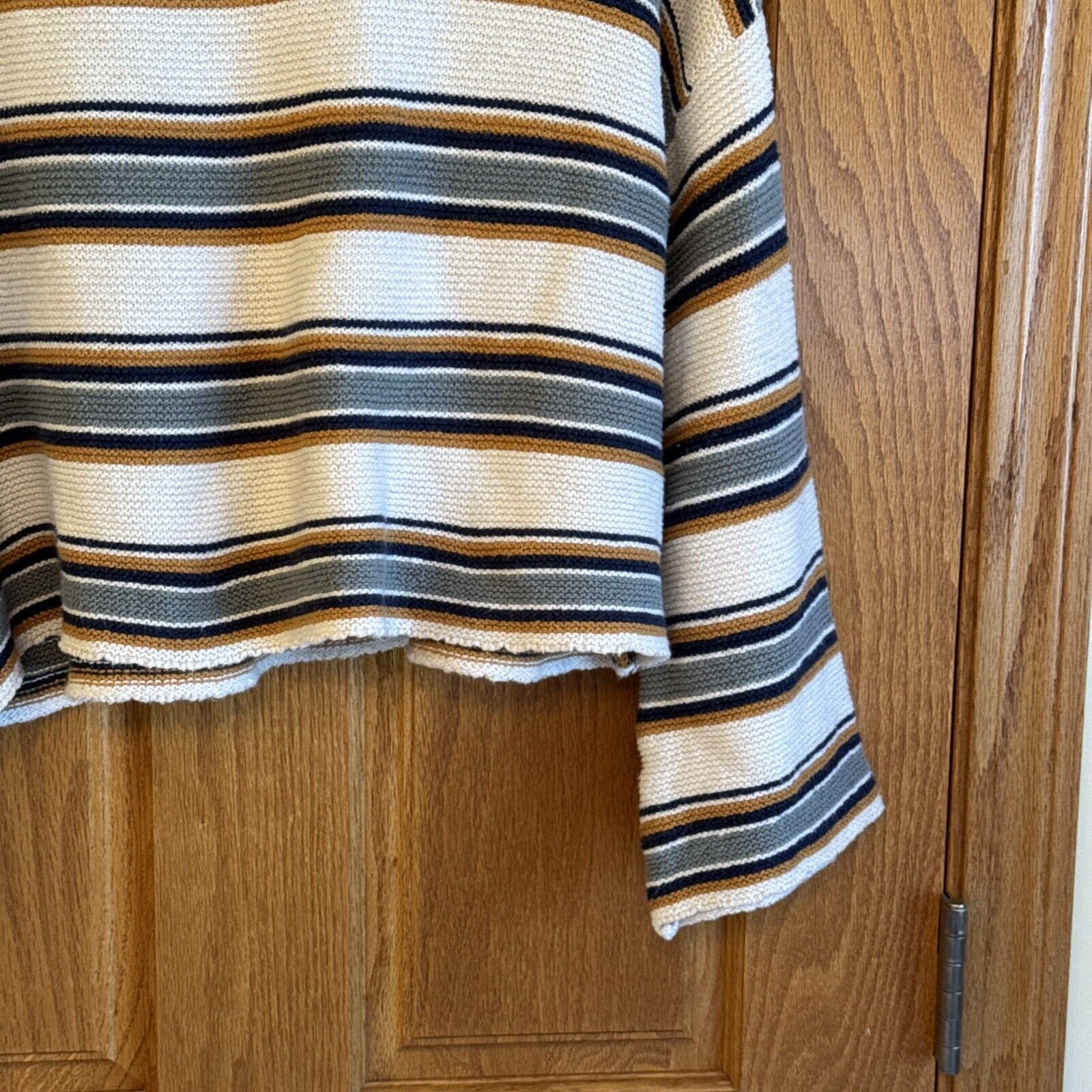Other OTHERS FOLLOW Knit Striped Pullover Cropped Sweater Womens Size M / US 6-8 / IT 42-44 - 3 Thumbnail