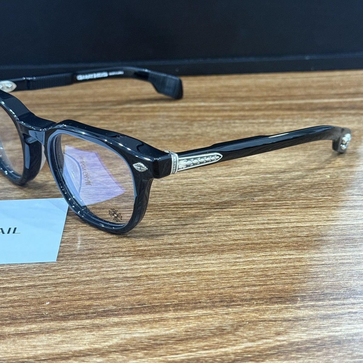 Chrome Hearts CHROME HEARTS CHIRP CHIRP BLACK EYEGLASSES Size ONE SIZE - 4 Thumbnail