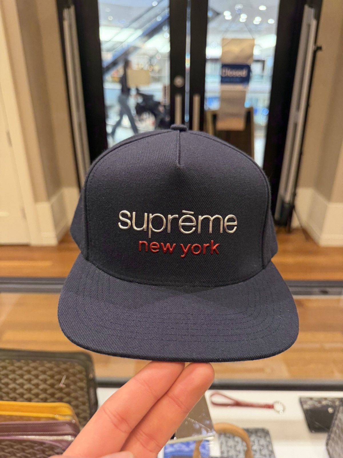 Supreme Supreme New York Snap Back Hat - Navy Size ONE SIZE - 1 Thumbnail