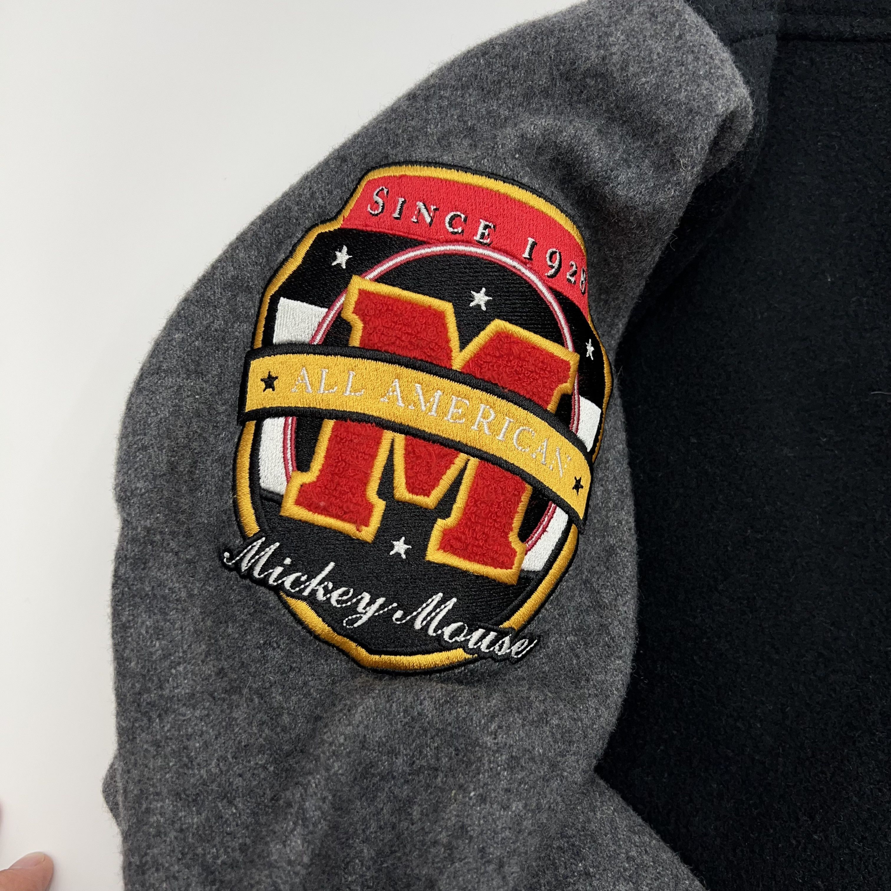 Disney × Mickey Mouse × Vintage Vintage Mickey Mouse Varsity Jacket Size US XL / EU 56 / 4 - 10 Thumbnail
