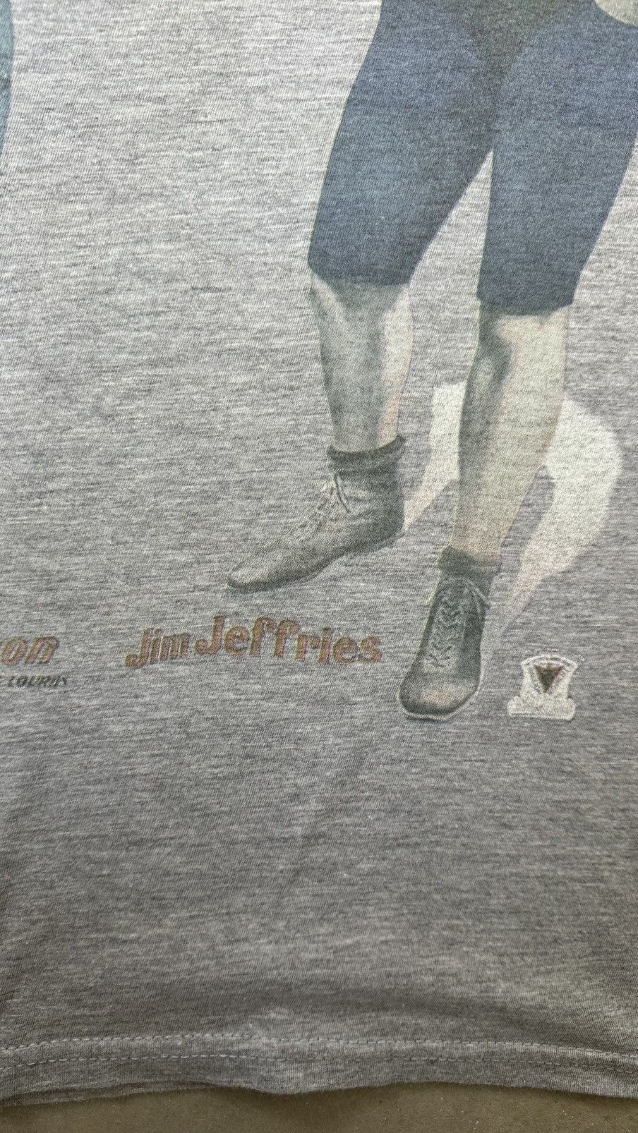 Vintage VINTAGE JACK JOHNSON JAMES JEFFRIES BOXING TEE Size US M / EU 48-50 / 2 - 4 Thumbnail