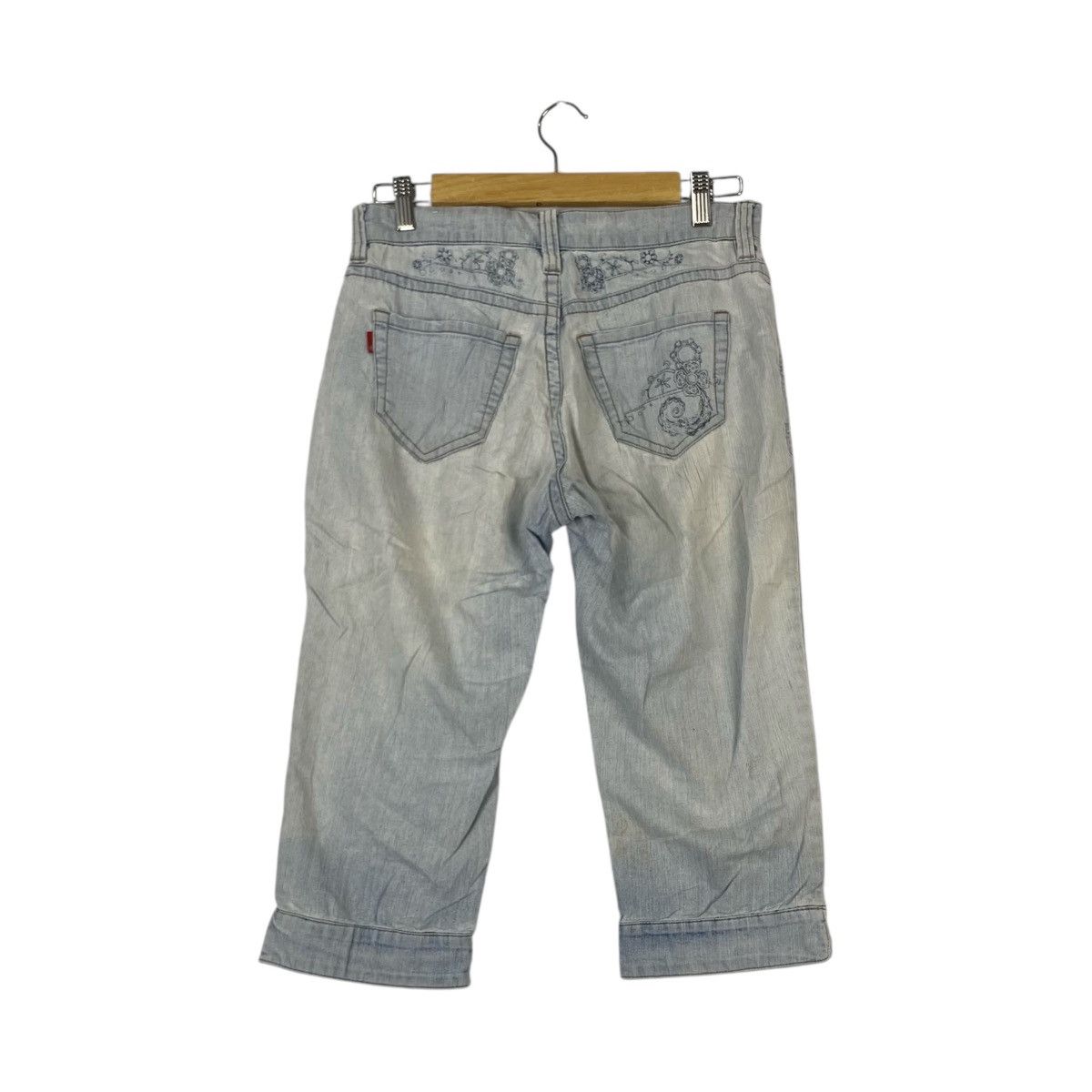 Designer × Vintage Vintage shorts jeans floral x denim jeans rare Size 30" / US 8 / IT 44 - 5 Thumbnail