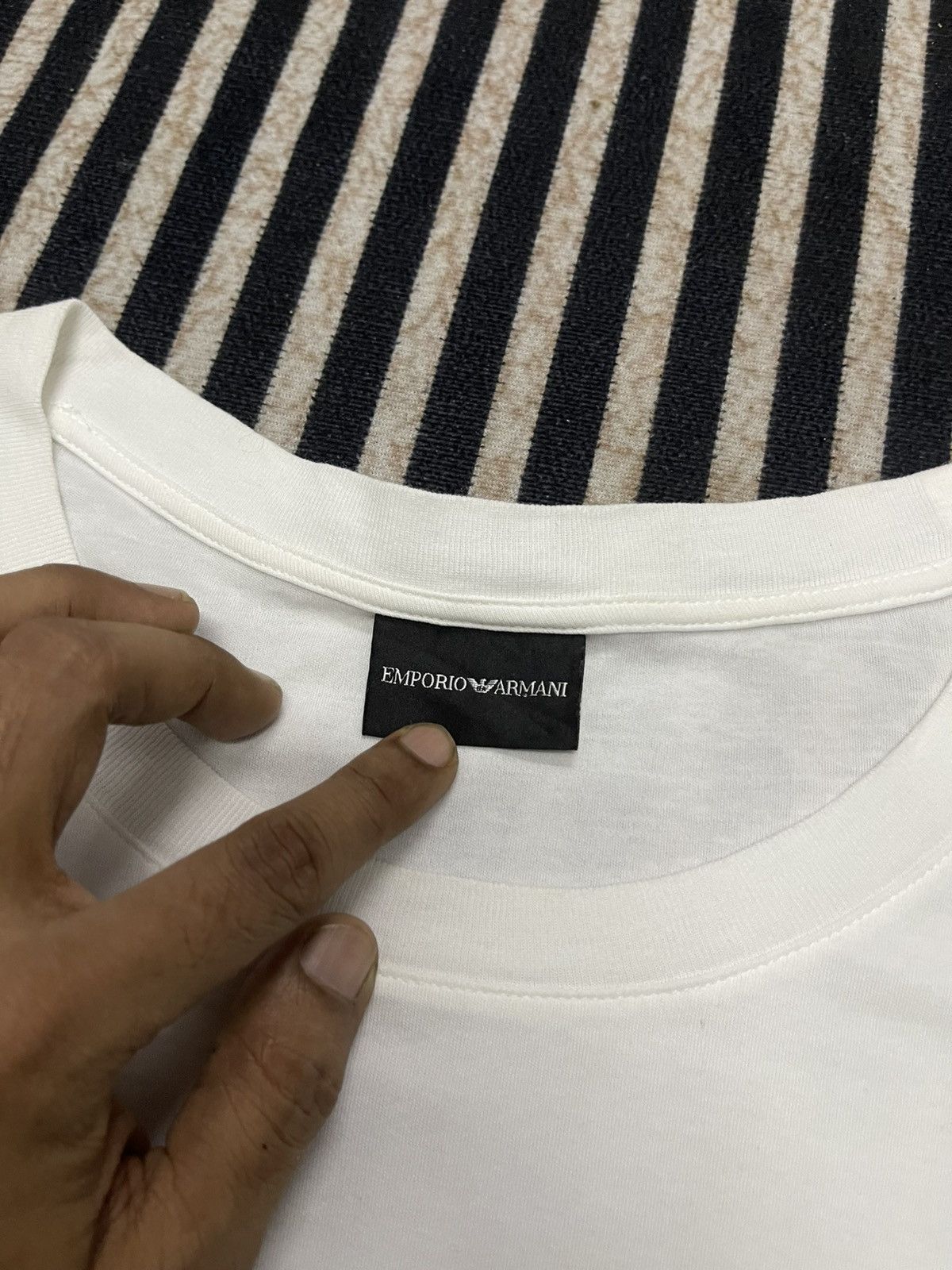 Emporio Armani 2000s EMPORIO ARMANI THE EAGLE BRAND PHOTO TEES XL Size US XL / EU 56 / 4 - 7 Thumbnail