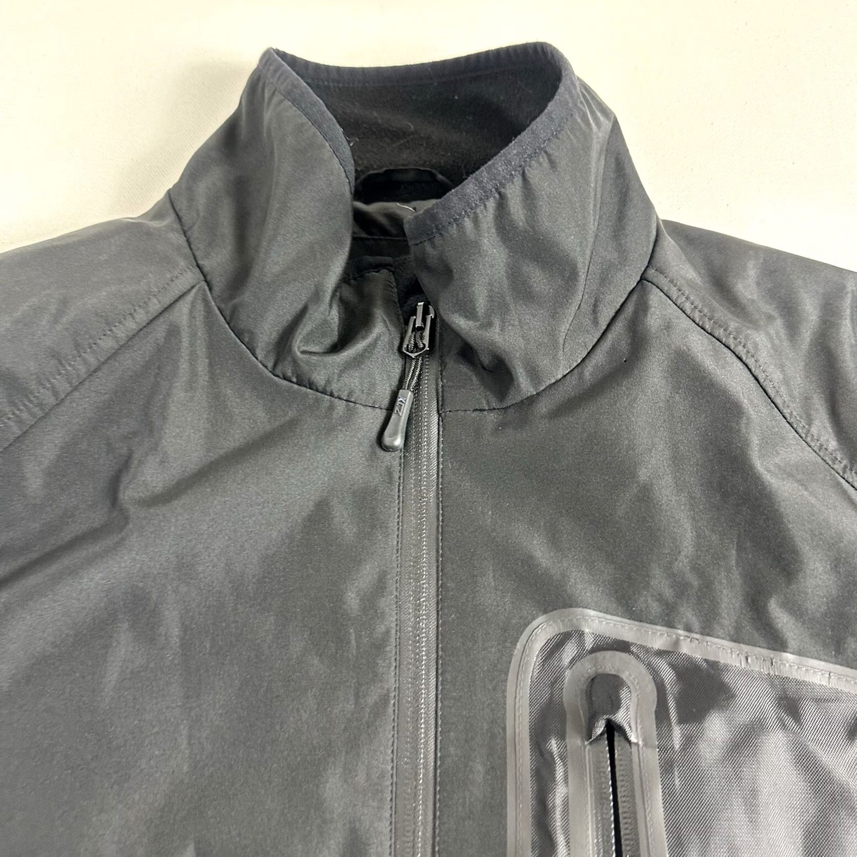 Zara Zara Bomber Jacket Mens XL Full Zip Plaid Sleeve Black Size US XL / EU 56 / 4 - 6 Thumbnail