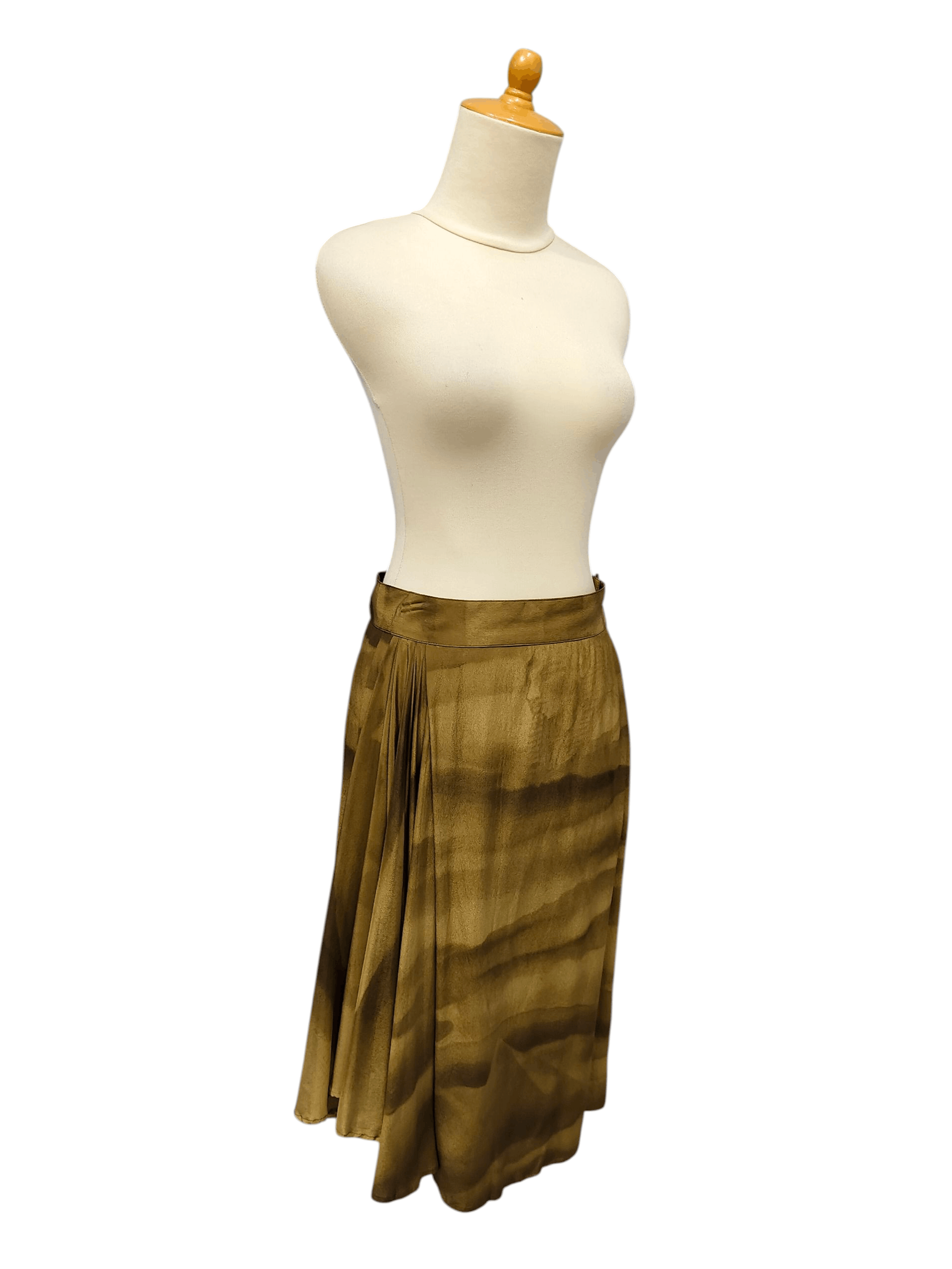 Versace 80s Genny by Versace- Piramid Desert Art Silk Drape Archive Size 30" / US 8 / IT 44 - 2 Thumbnail