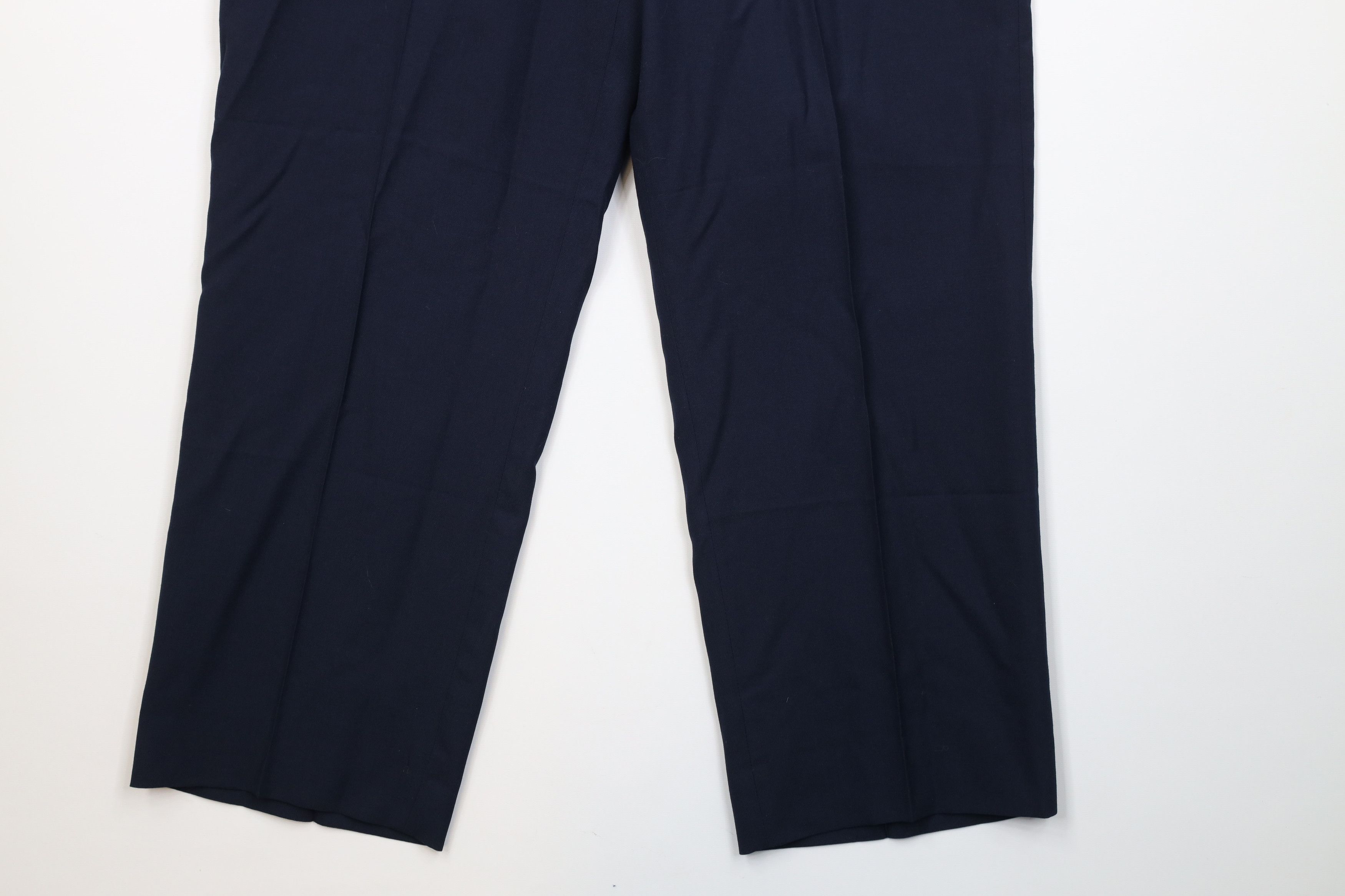 Vintage Vintage 70s Streetwear Wool Knit Wide Leg Chino Pants USA Size US 36 / EU 52 - 5 Thumbnail