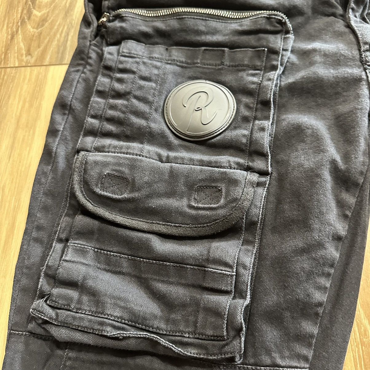 Other Runtz Worldwide Botanical Work Pocket Pants, Black, 36 Size US 36 / EU 52 - 3 Thumbnail