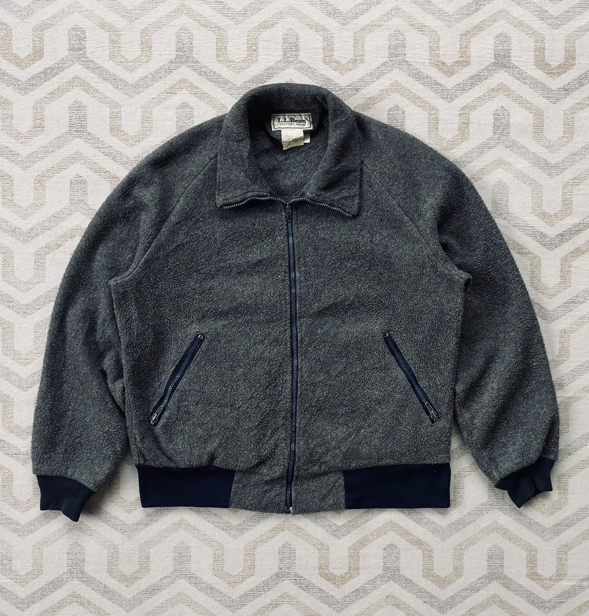 L.L. Bean × Vintage Vintage LL Bean Zipper Fleece Size US M / EU 48-50 / 2 - 1 Thumbnail