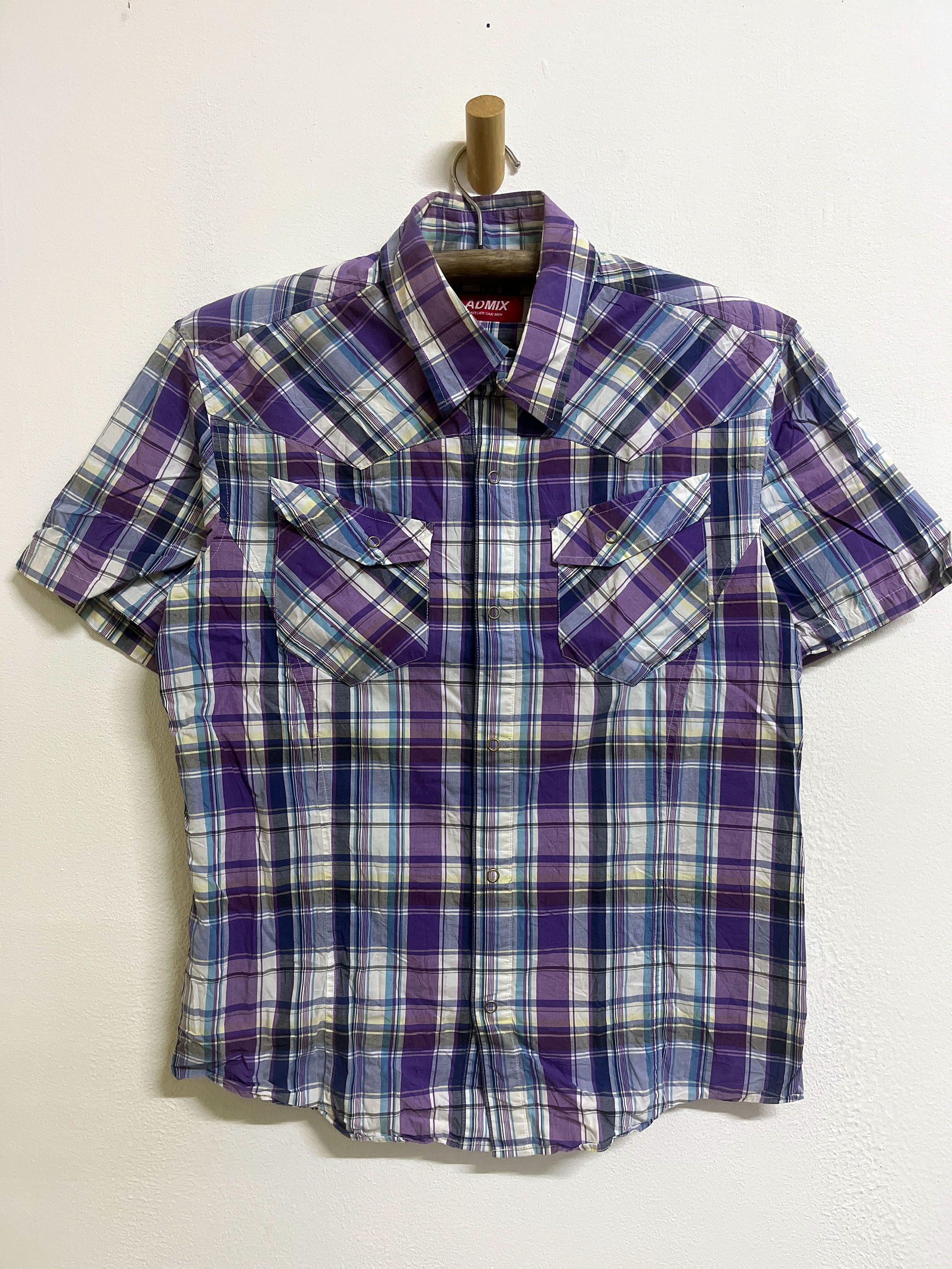 Japanese Brand Atelier Sab Snap Button Short Sleeve Tornado Mart Styles Size US M / EU 48-50 / 2 - 1 Thumbnail