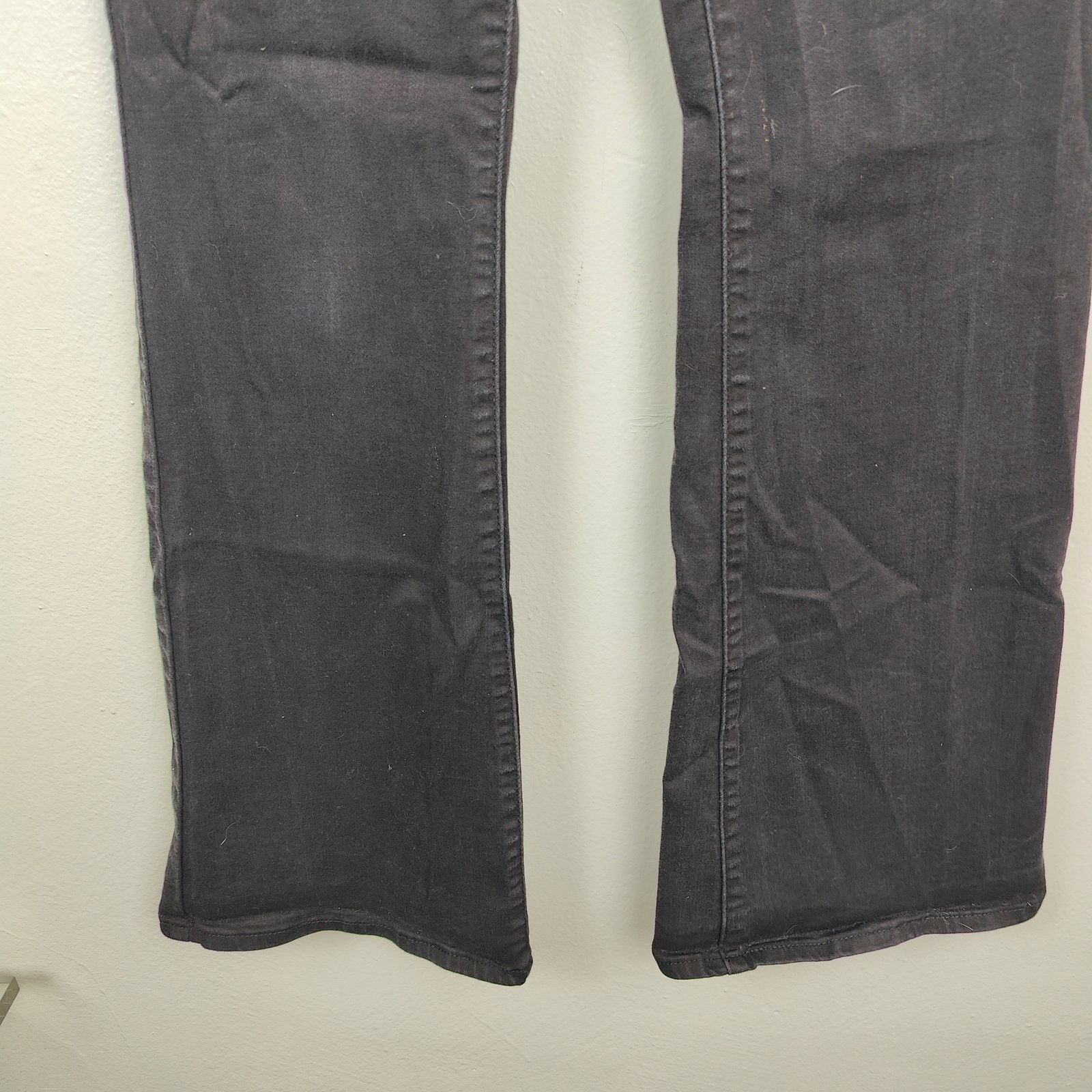 Levi's Levi's 726 High Rise Flare Jeans Womens 30 Black Wash Size 30" / US 8 / IT 44 - 4 Thumbnail