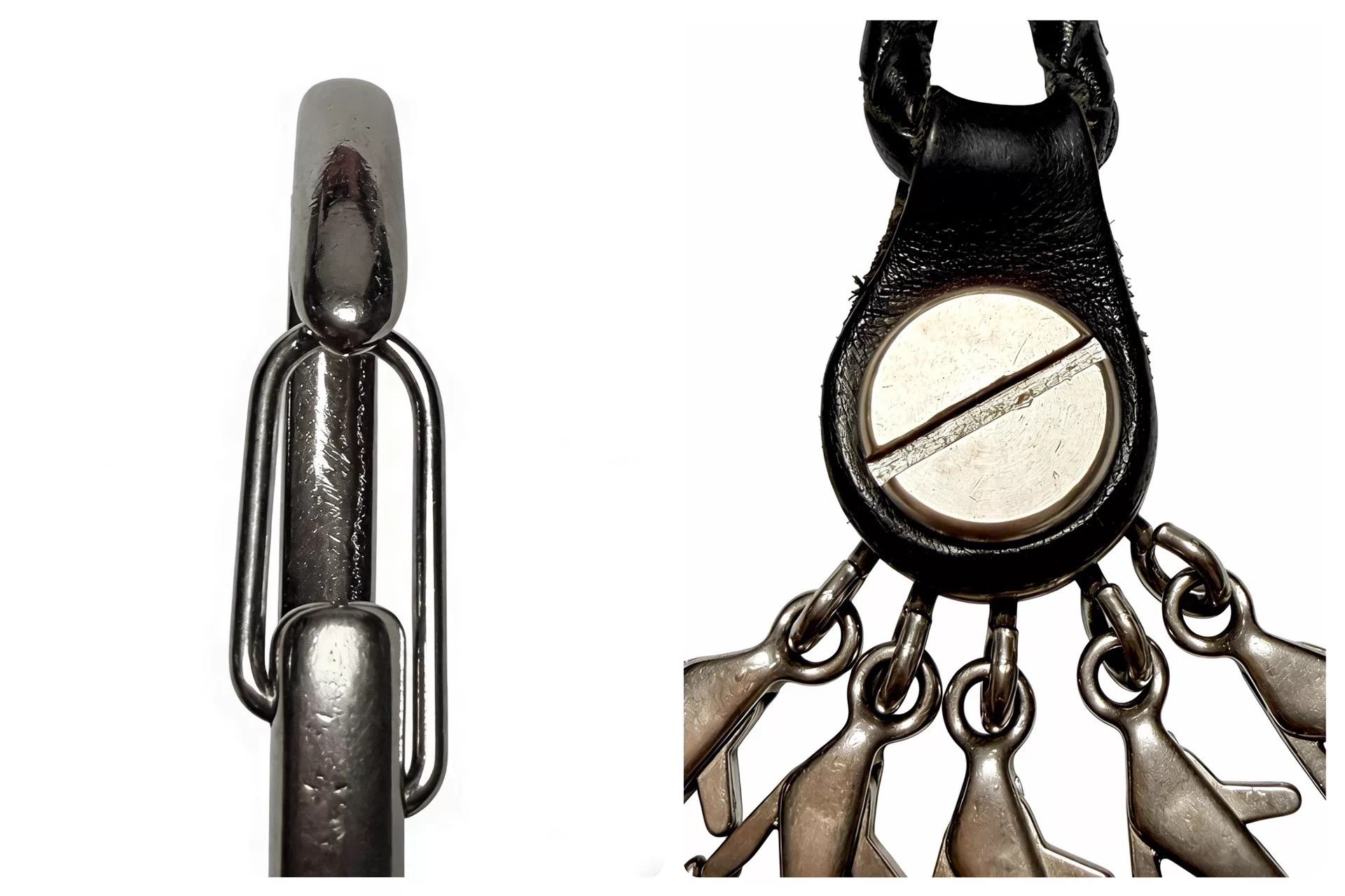 Yohji Yamamoto Yohji Yamamoto Black Scandal Claw Black Leather Keychain Size ONE SIZE - 9 Thumbnail