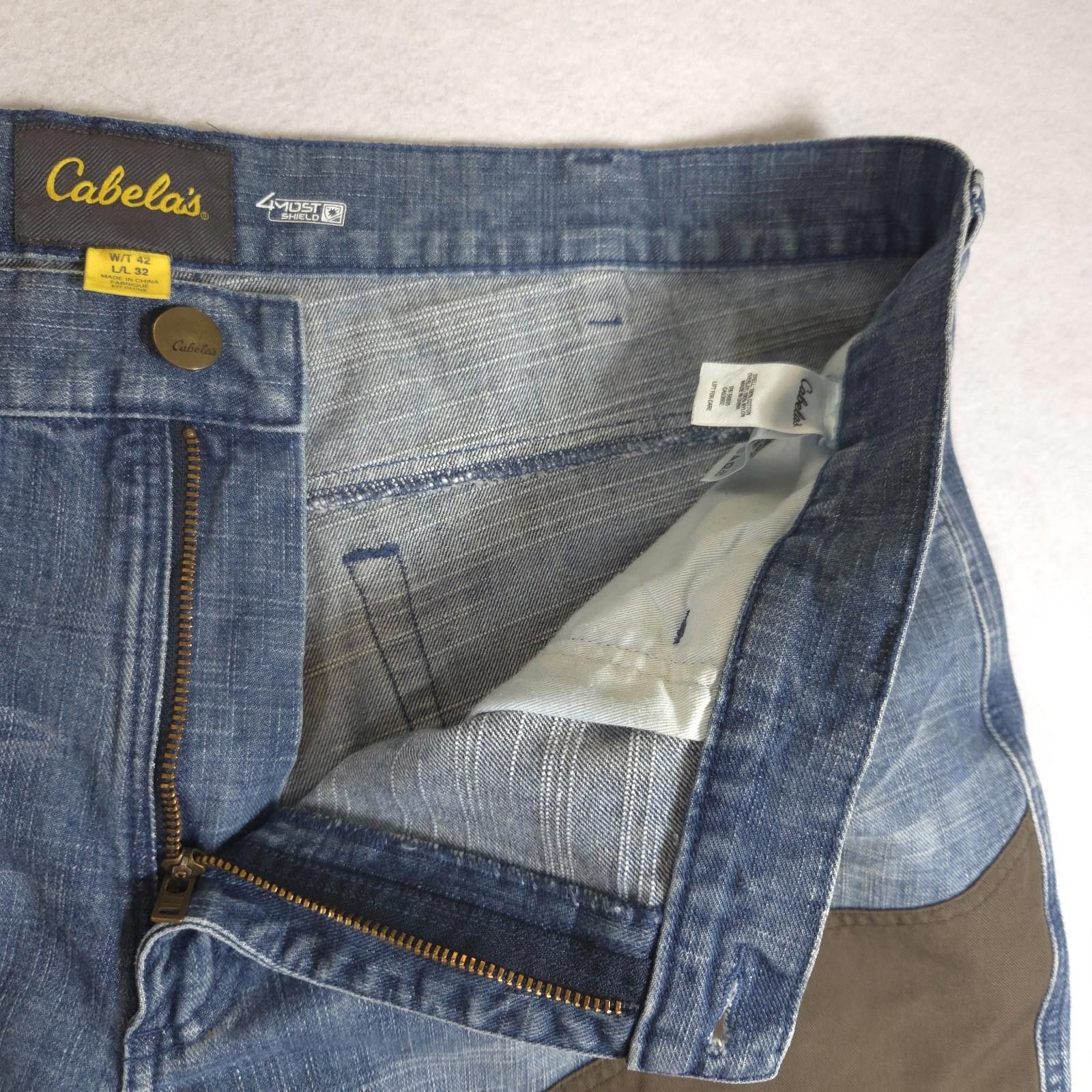 Cabelas Cabela's Men's 42x32 Brush Guard Hunting Jeans 4Most Shield Size ONE SIZE - 10 Thumbnail