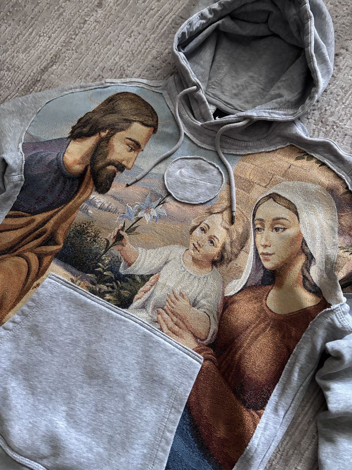 Nike Nike Reworked Junya Watanabe style Grey Hoodie Size US M / EU 48-50 / 2 - 3 Thumbnail
