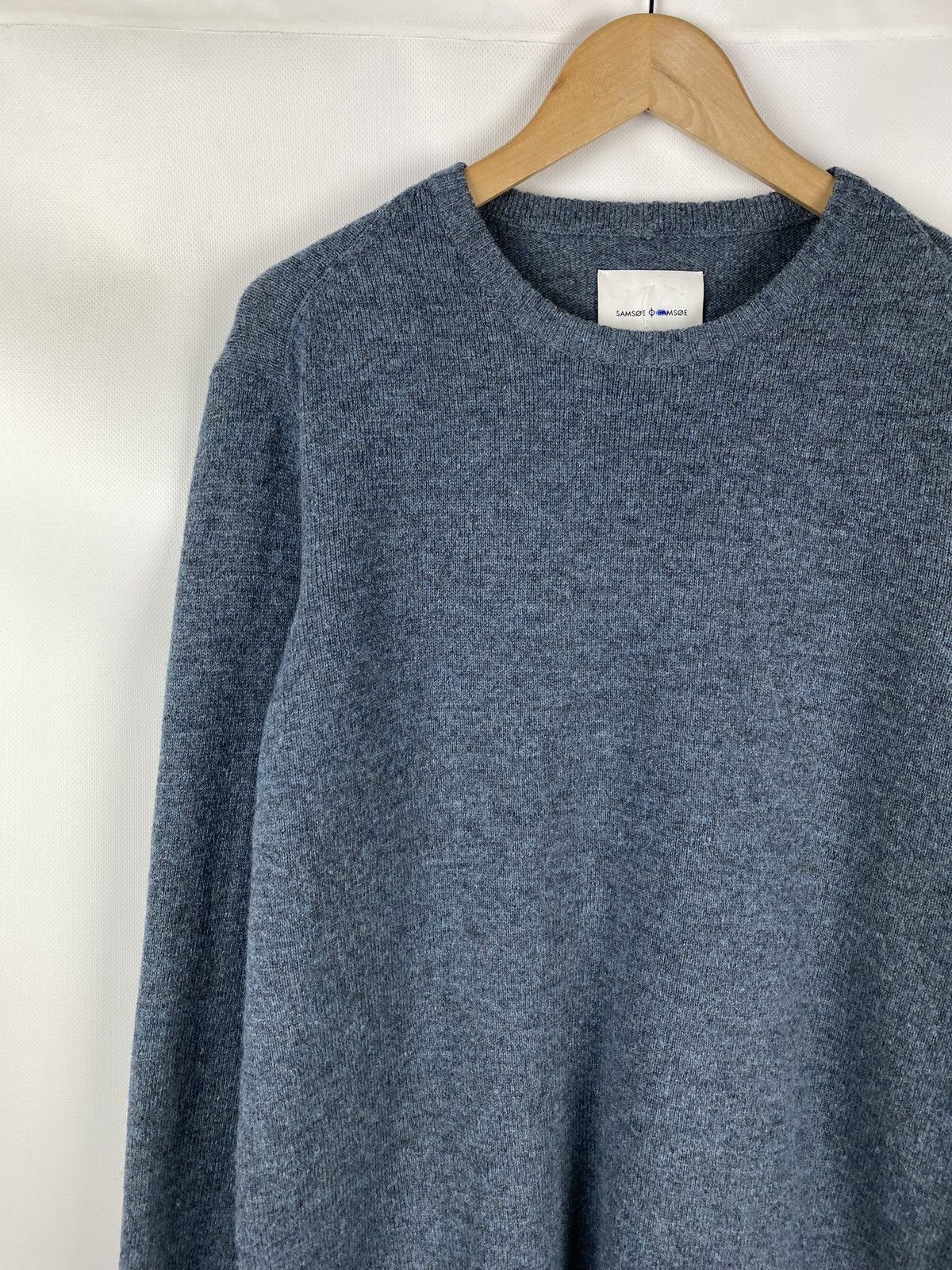 Samsoe Samsoe Samsoe Samsoe men’s wool elbow patches sweater pullover Size US XL / EU 56 / 4 - 4 Thumbnail