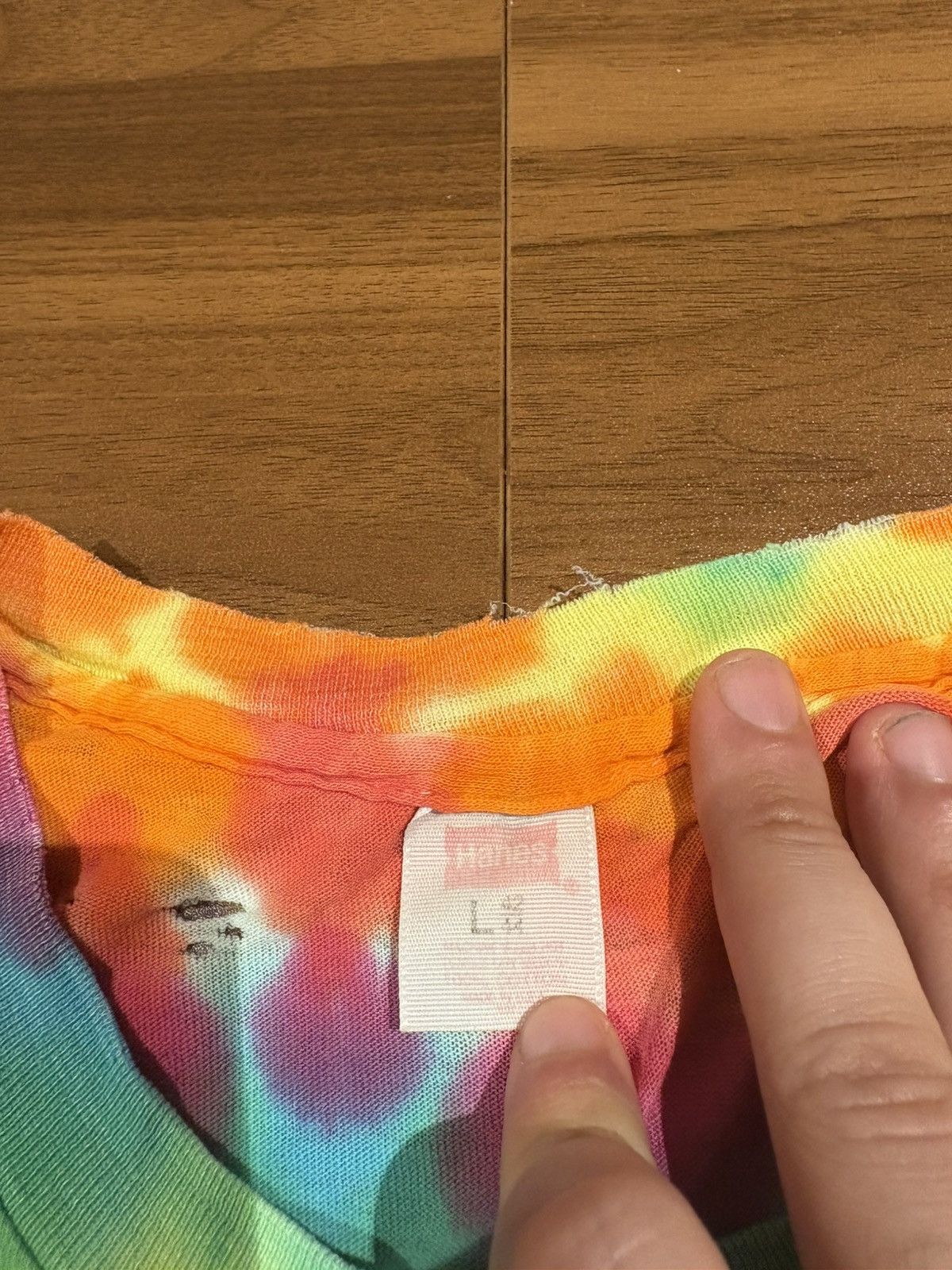Vintage Vintage 1980s distressed tye dye t shirt Size US M / EU 48-50 / 2 - 4 Thumbnail