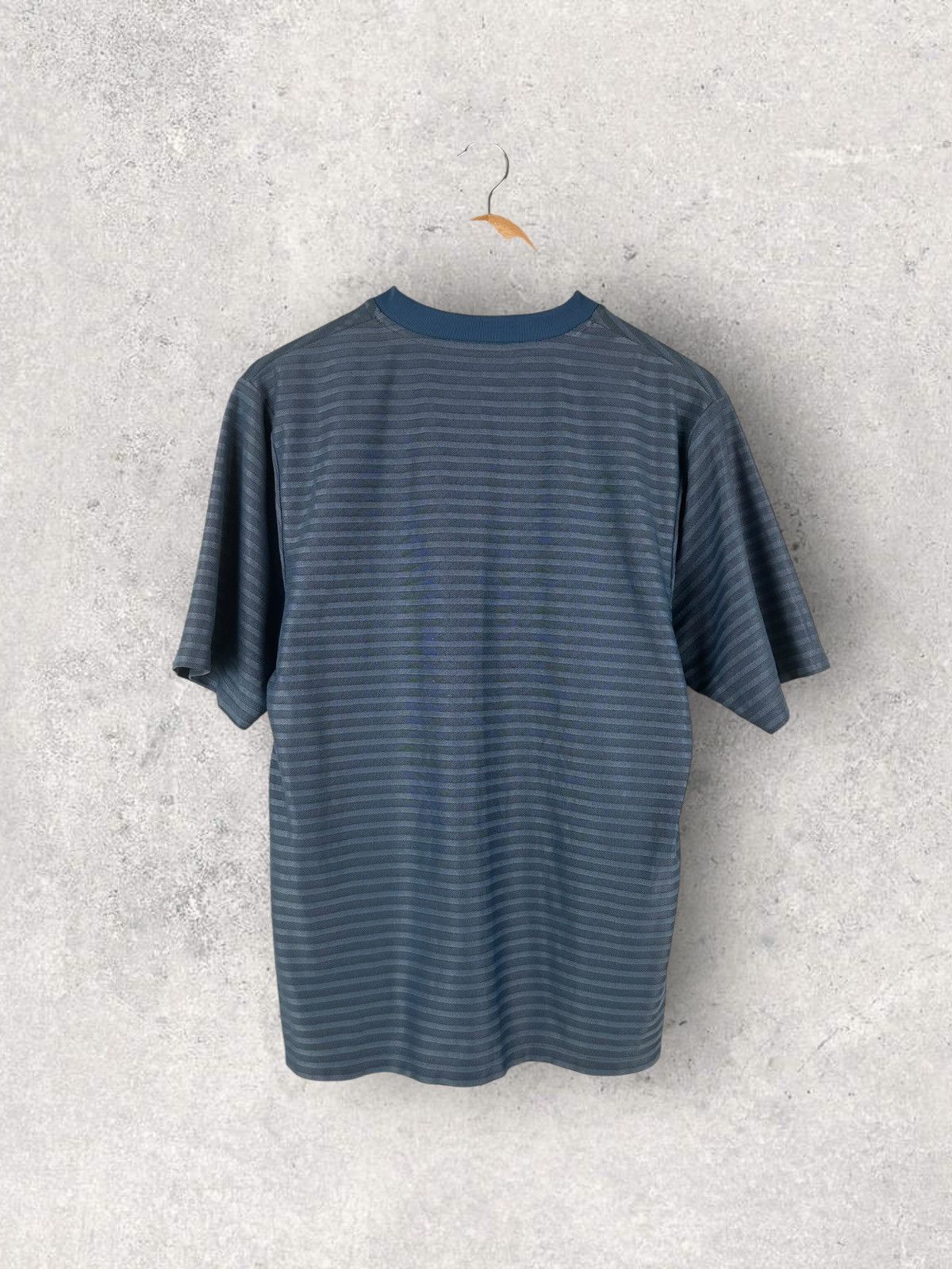 Nike Y2k Vintage Nike Central Logo Jersey Tee Size US M / EU 48-50 / 2 - 2 Thumbnail
