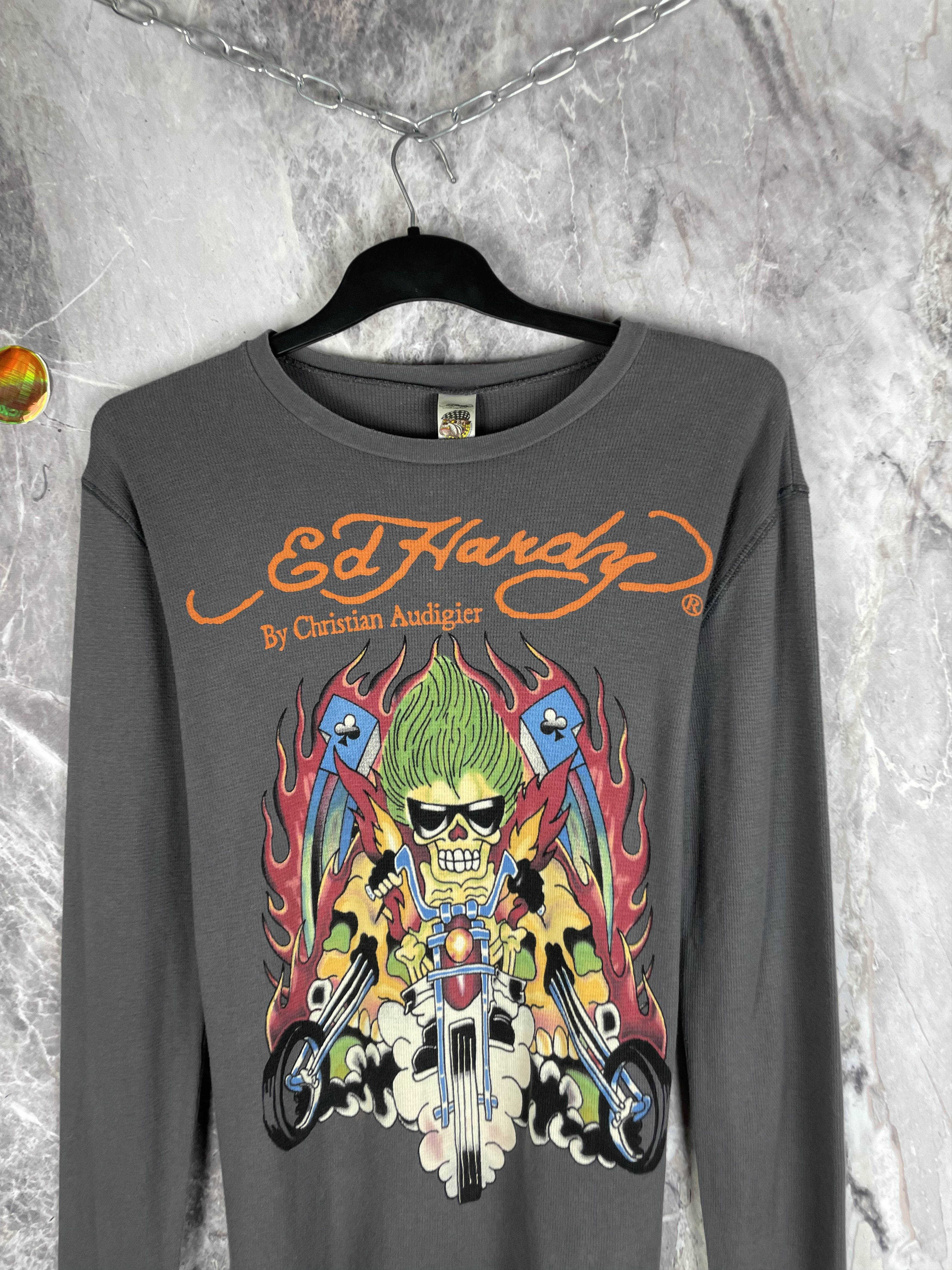 Ed Hardy Ed Hardy Big Logo Long Sleeve Size US M / EU 48-50 / 2 - 3 Thumbnail