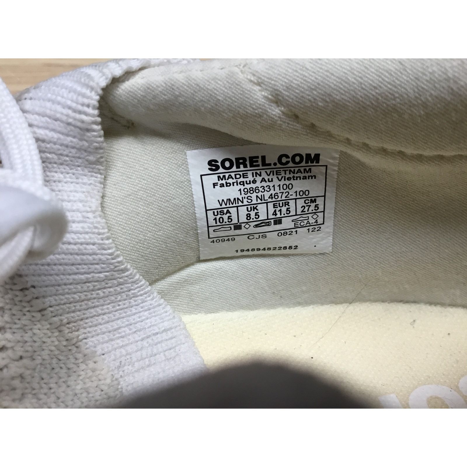SOREL Sorel Blitz Stride NL4672-100 Sneakers Women US 10.5 White Size US 10.5 / IT 40.5 - 6 Thumbnail