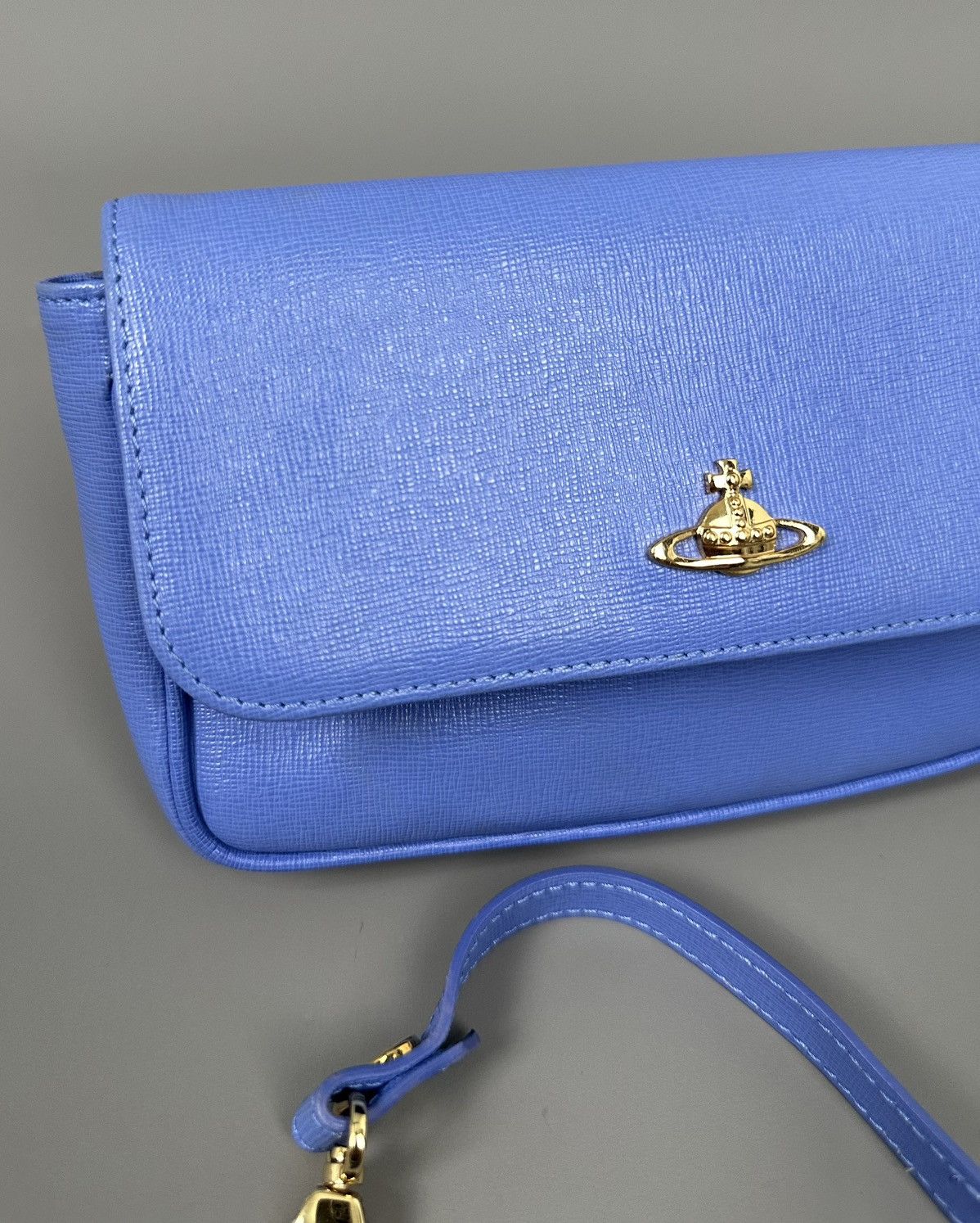 Vivienne Westwood Vivienne Westwood - Saffiano Leather Crossbody Bag Orb Logo Size ONE SIZE - 2 Thumbnail
