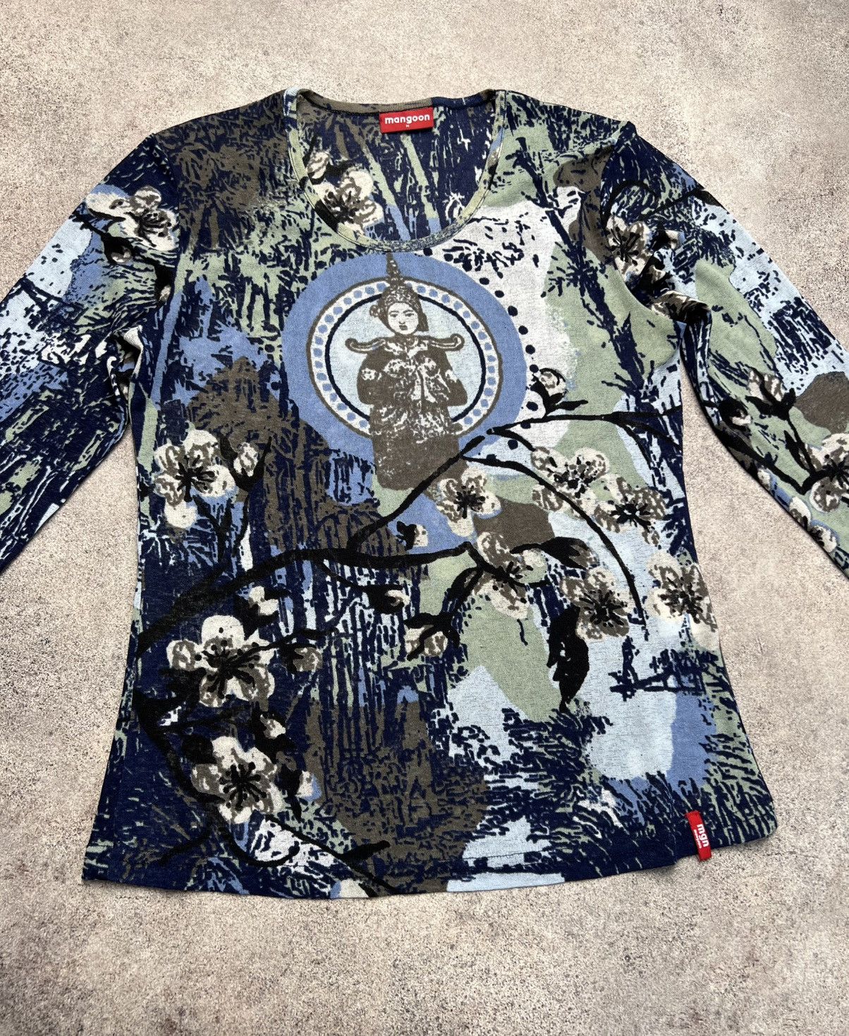 Japanese Brand × Vintage Mangoon mesh unisex long sleeve Size US S / EU 44-46 / 1 - 3 Thumbnail