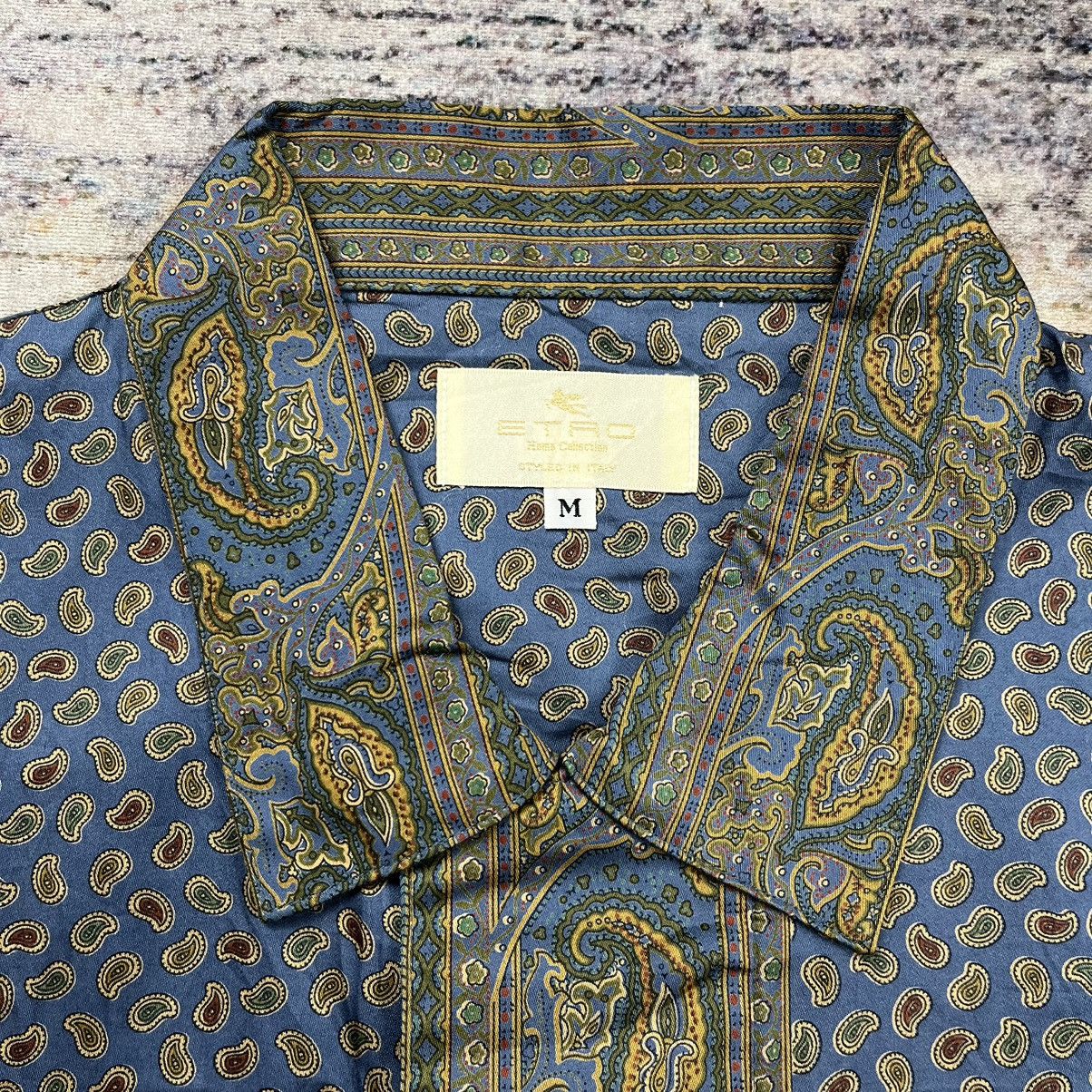 Etro × Vintage Vintage Etro Paisley hidden button shirt Size US M / EU 48-50 / 2 - 6 Thumbnail