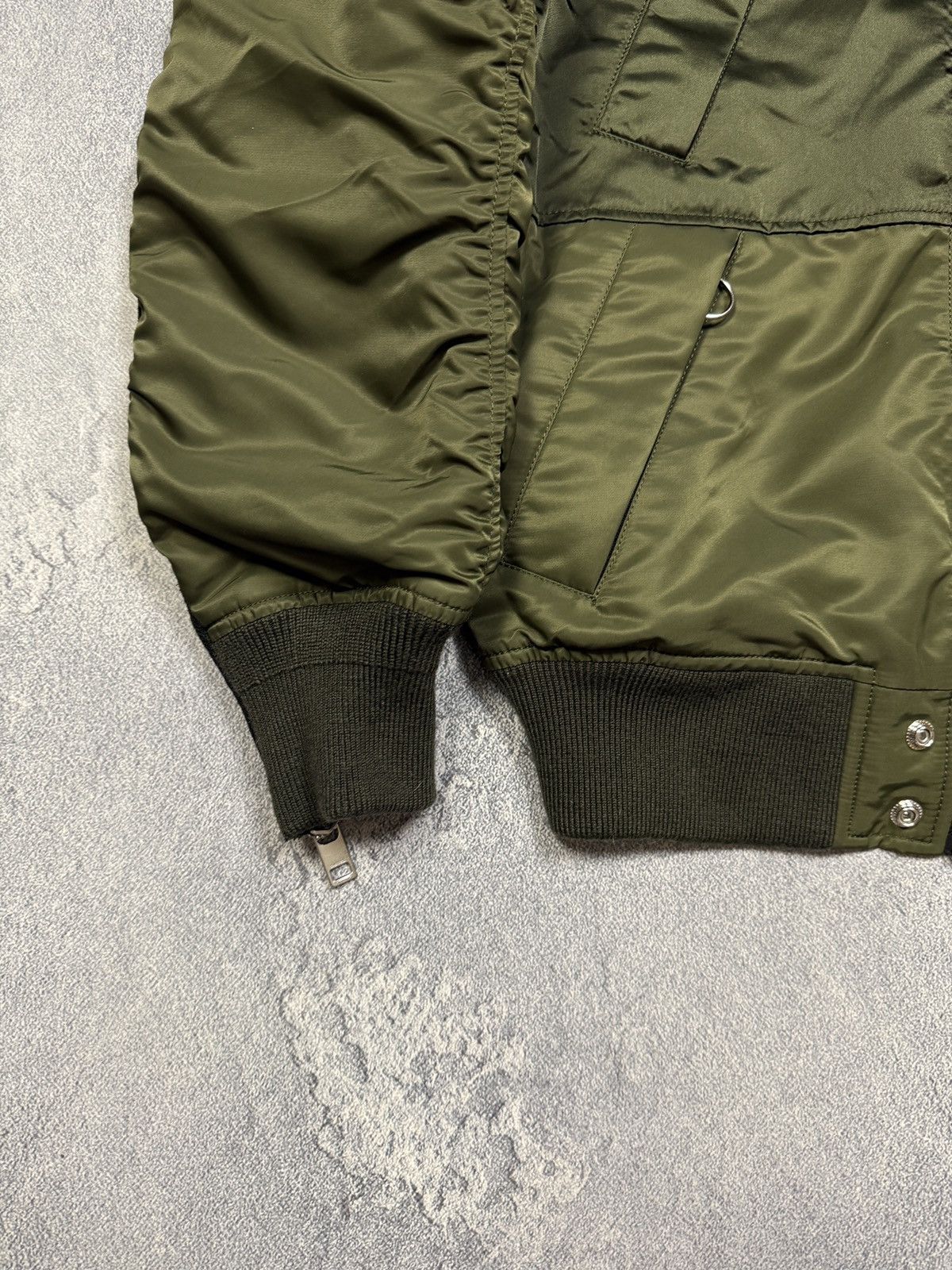 Diesel y2k Diesel Reversible Nylon Bomber Aviation Jacket Size US S / EU 44-46 / 1 - 4 Thumbnail