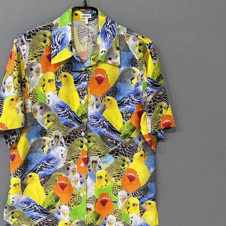 Loewe loewe 38Blue short sleeves 2505-Nextarrow Size US M / EU 48-50 / 2 - 2 Thumbnail