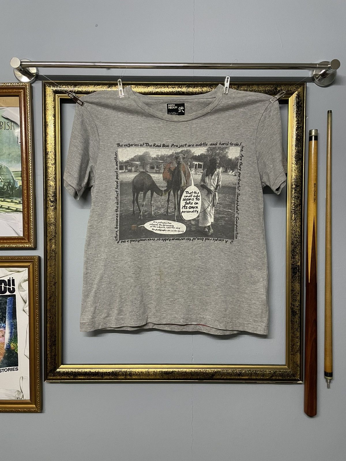 PPFM Vintage 1990s Japan Designer PPFM X The Red Box Photo Tshirt Size US S / EU 44-46 / 1 - 1 Thumbnail
