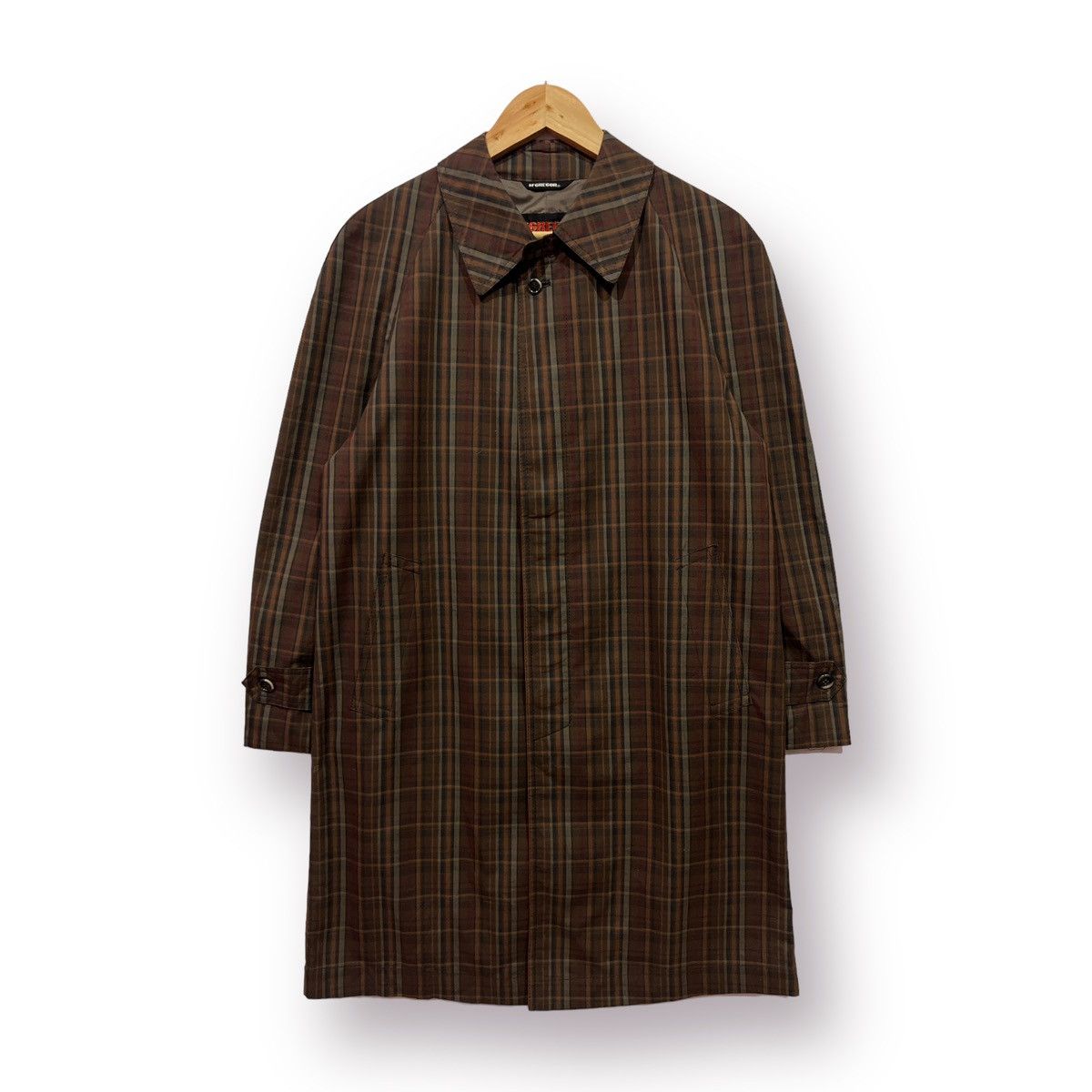 McGregor McGregor plaid long coat avant garde - M Size US M / EU 48-50 / 2 - 1 Thumbnail