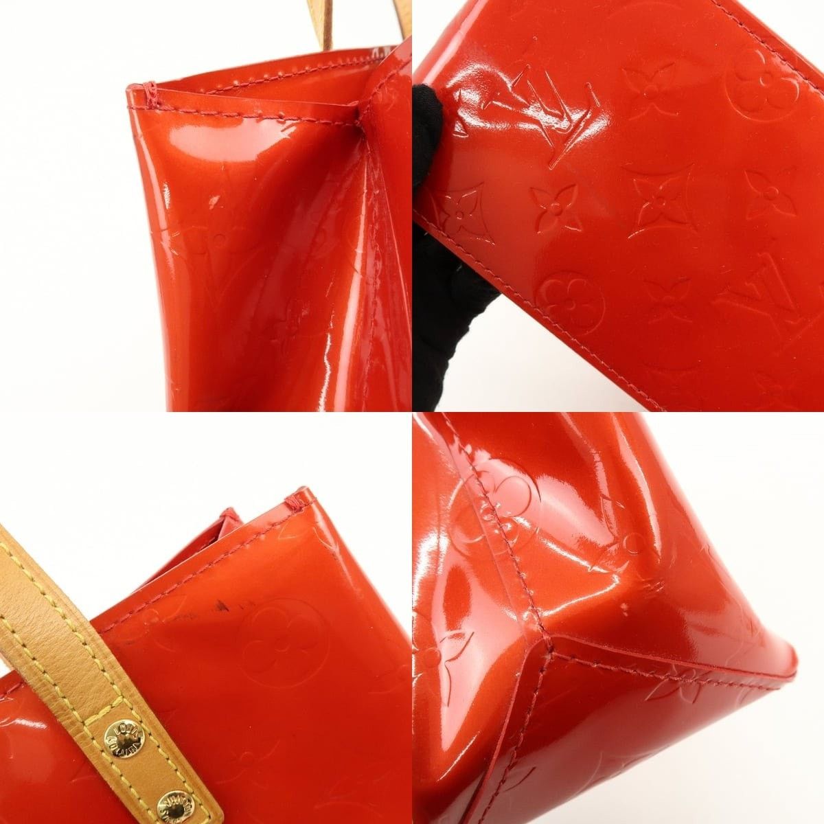 Louis Vuitton Louis Vuitton Monogram Vernis Lead PM Tote Orange Size ONE SIZE - 6 Thumbnail
