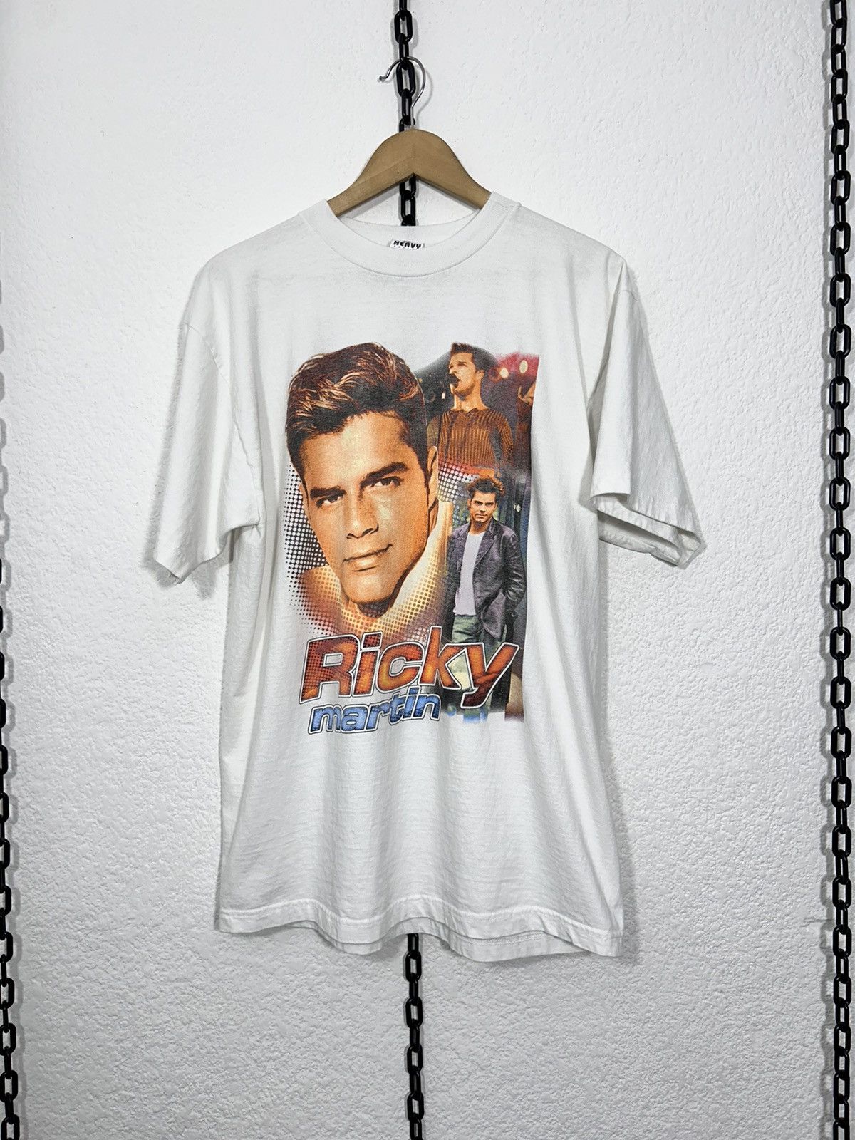 Band Tees × Rap Tees × Vintage RICKY MARTÍN RAP TEE 2001 VINTAGE Size US XL / EU 56 / 4 - 1 Thumbnail