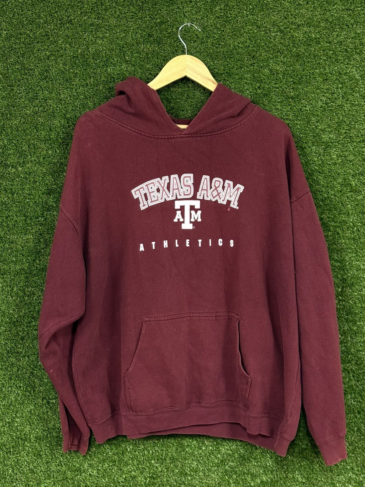 Reebok Vintage Reebok Texas A&M Aggie Athletics Hoodie 2XL XXL Size US XXL / EU 58 / 5 - 1 Thumbnail