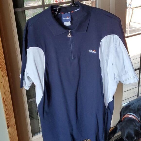 Ellesse Ellesse Embroidered Embellished 1/4 Zip Short Sleeve Collare Size US L / EU 52-54 / 3 - 2 Thumbnail