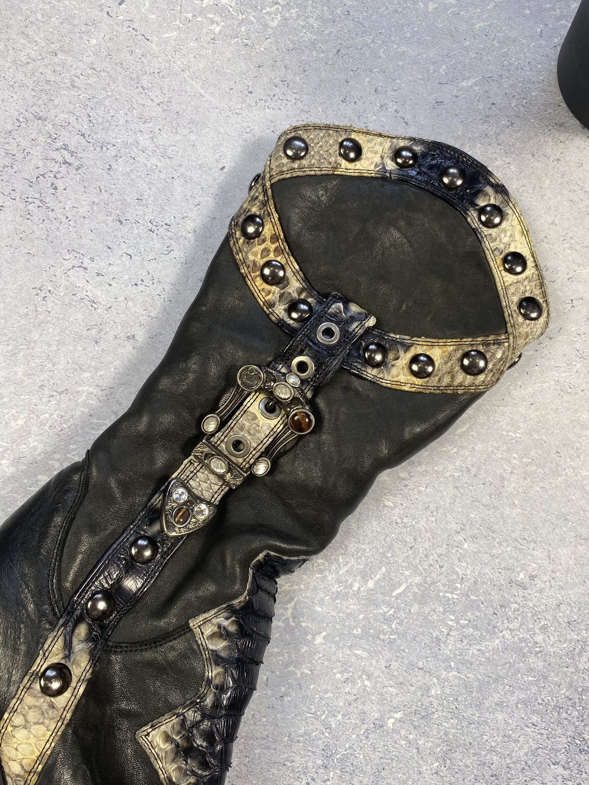 Leather Cowboy Loriblu Women Leather Boots in Cowboys Style Size 39 Size US 9 / IT 39 - 10 Thumbnail