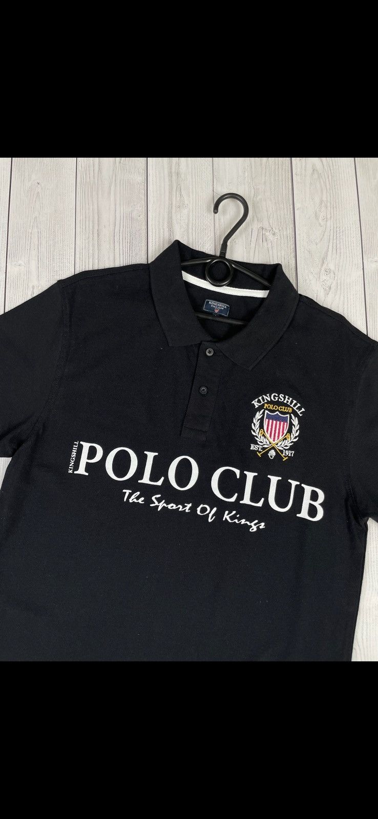 Vintage Vintage polo club big logo black size L slim fit Size US L / EU 52-54 / 3 - 2 Thumbnail